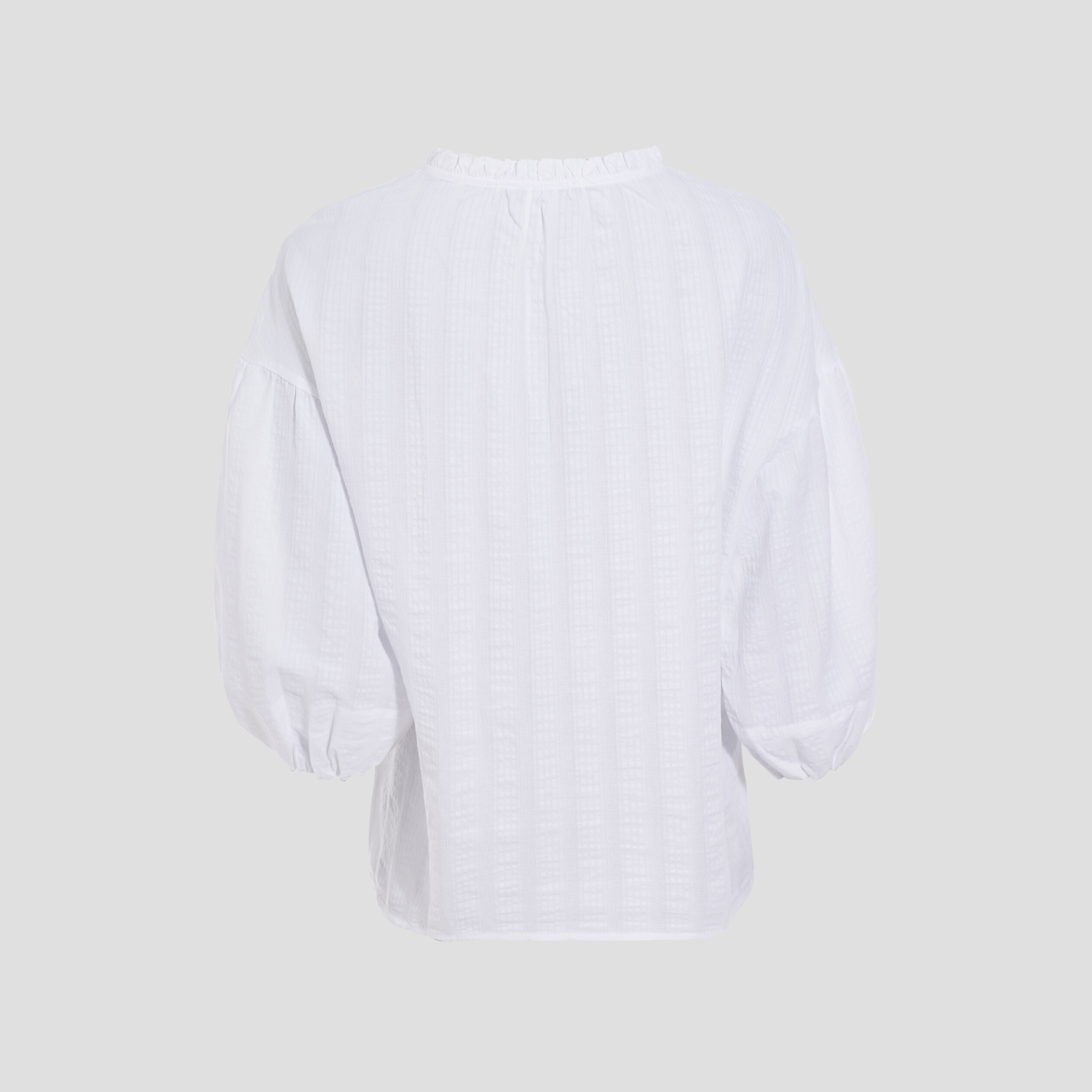 Blouse manches 3/4 ecru femme