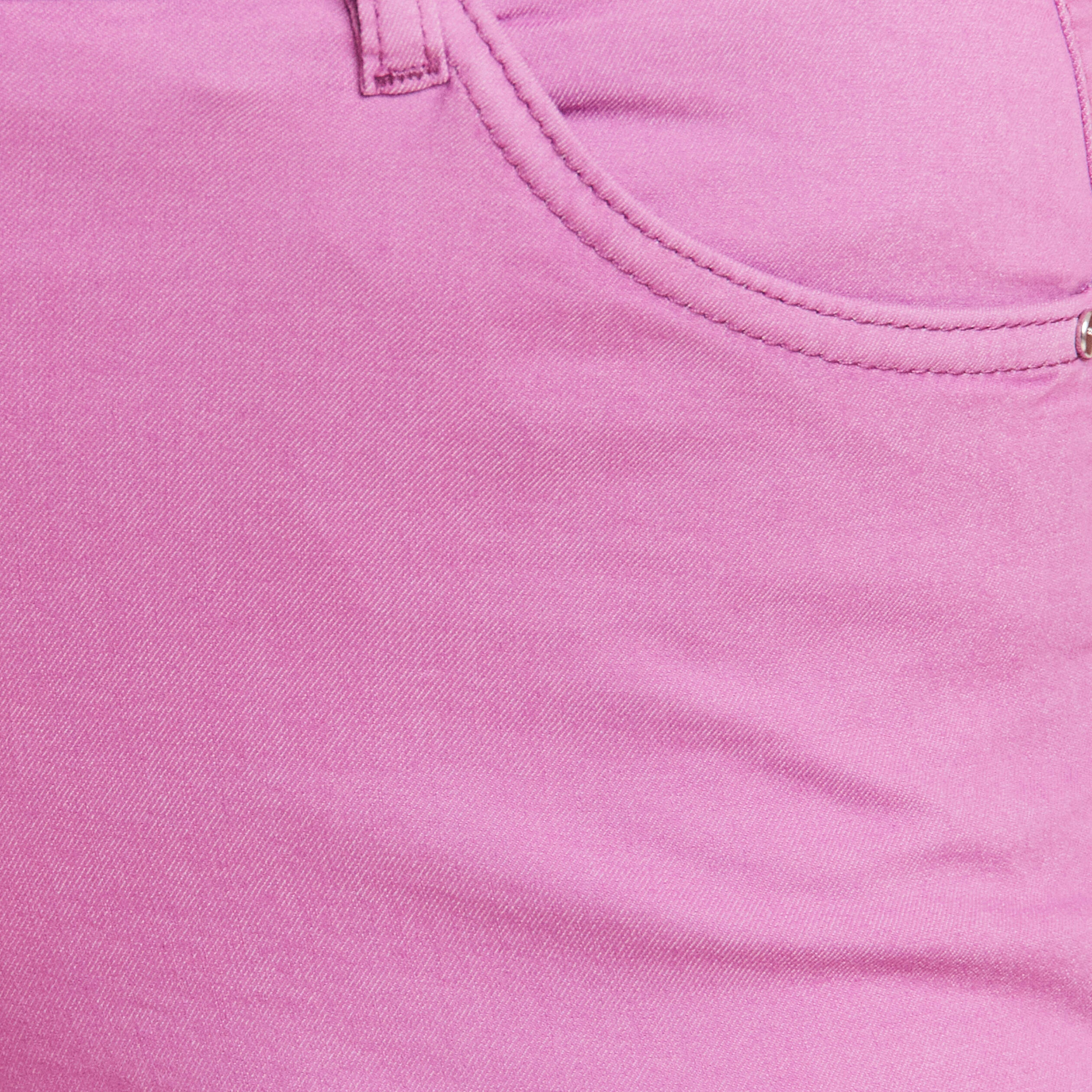Pantalon magique Le L&eacute;ger coupe ajust&eacute;e mauve femme