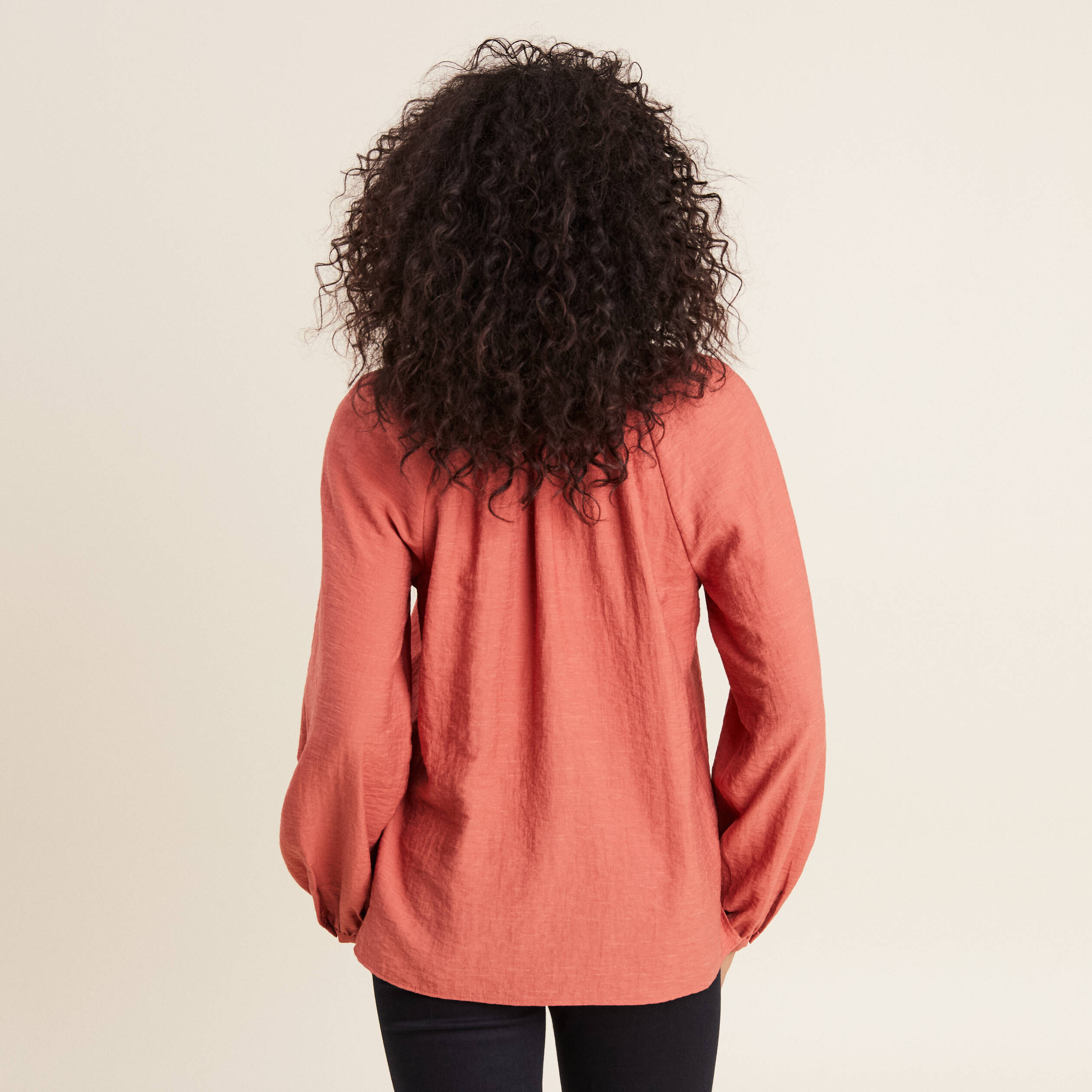 blouse manches longues vieux rose femme Blouse manches longues vieux rose femme
