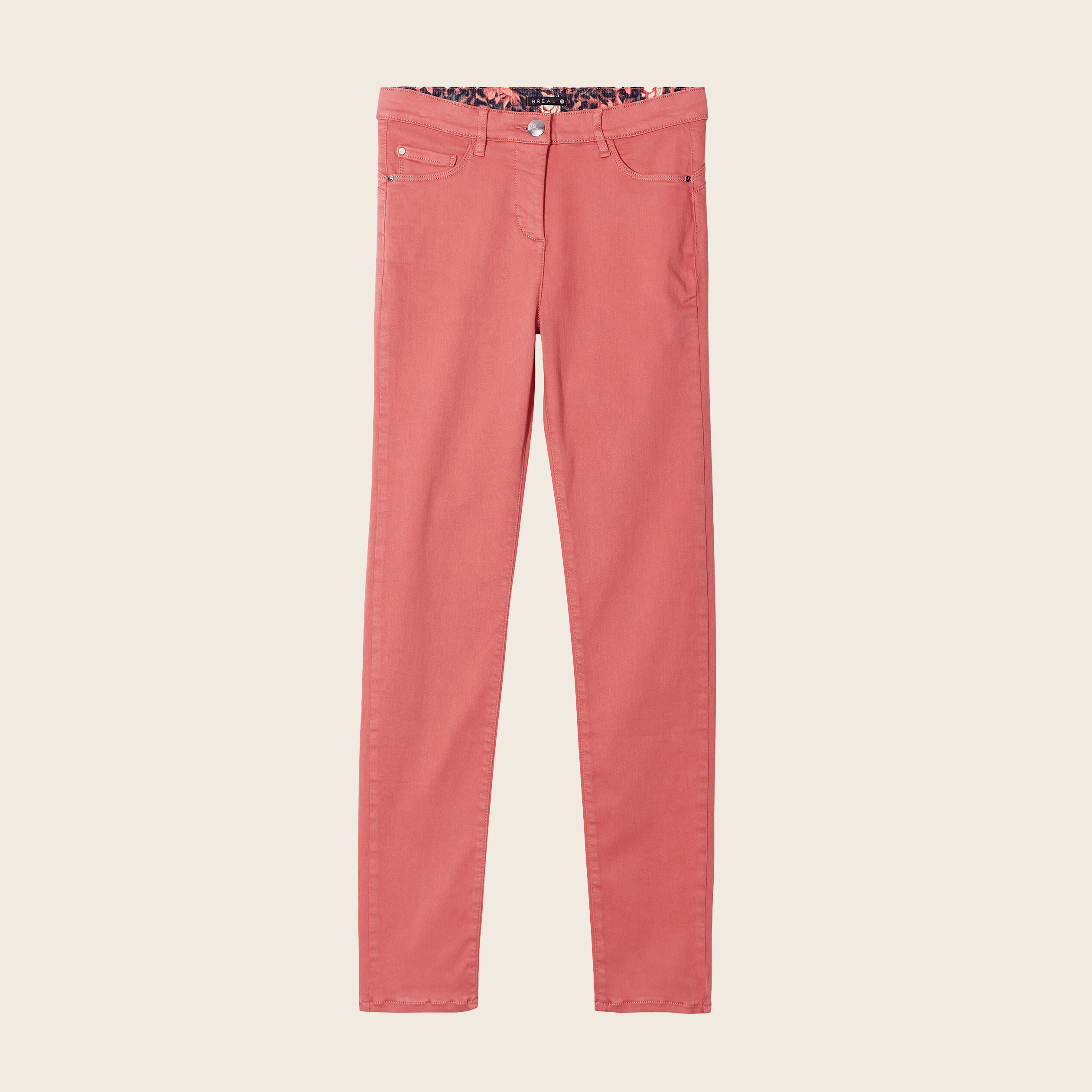 Jean magique ajuste taille standard rose femme Breal