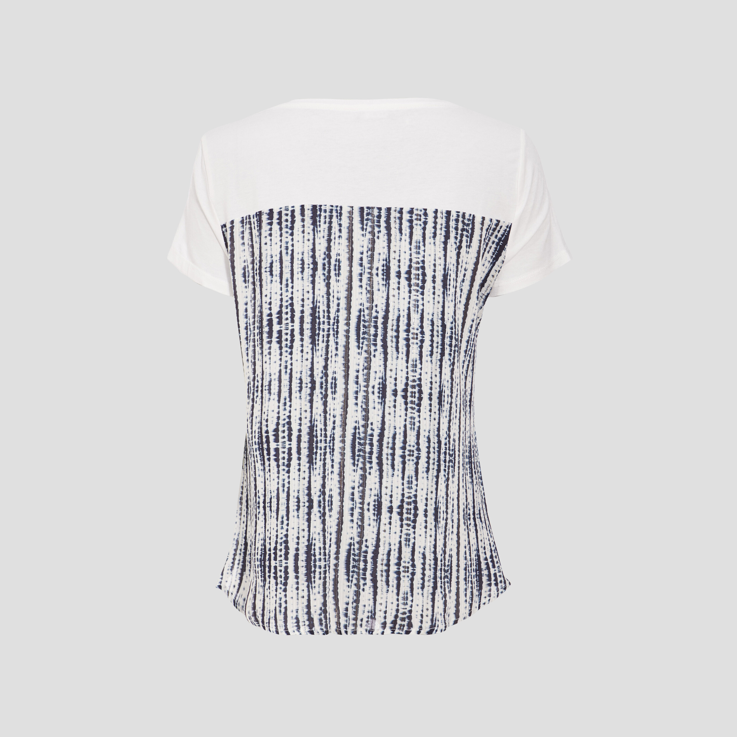 T-shirt manches courtes ecru femme