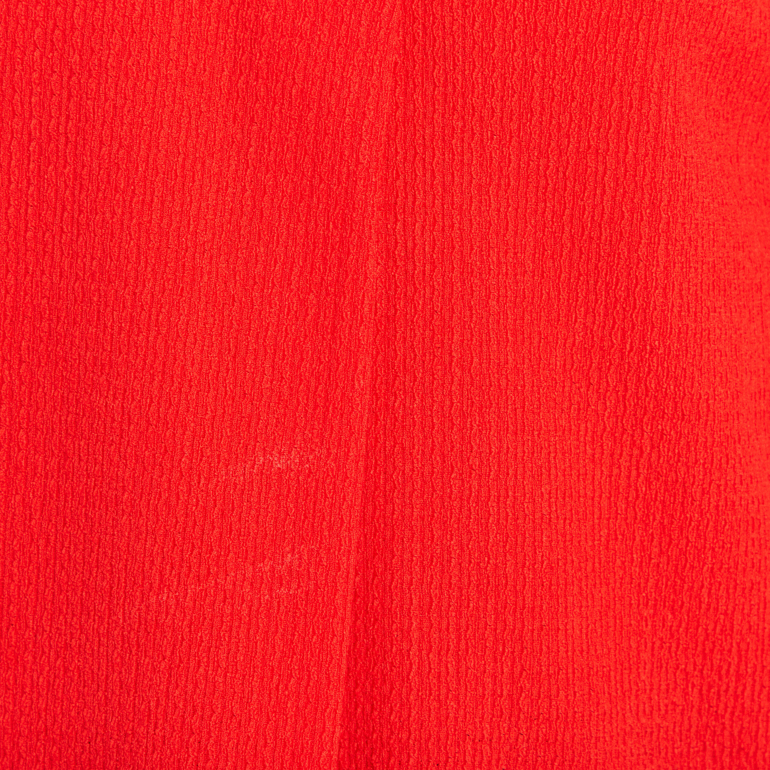 T-shirt manches longues orange foncé femme