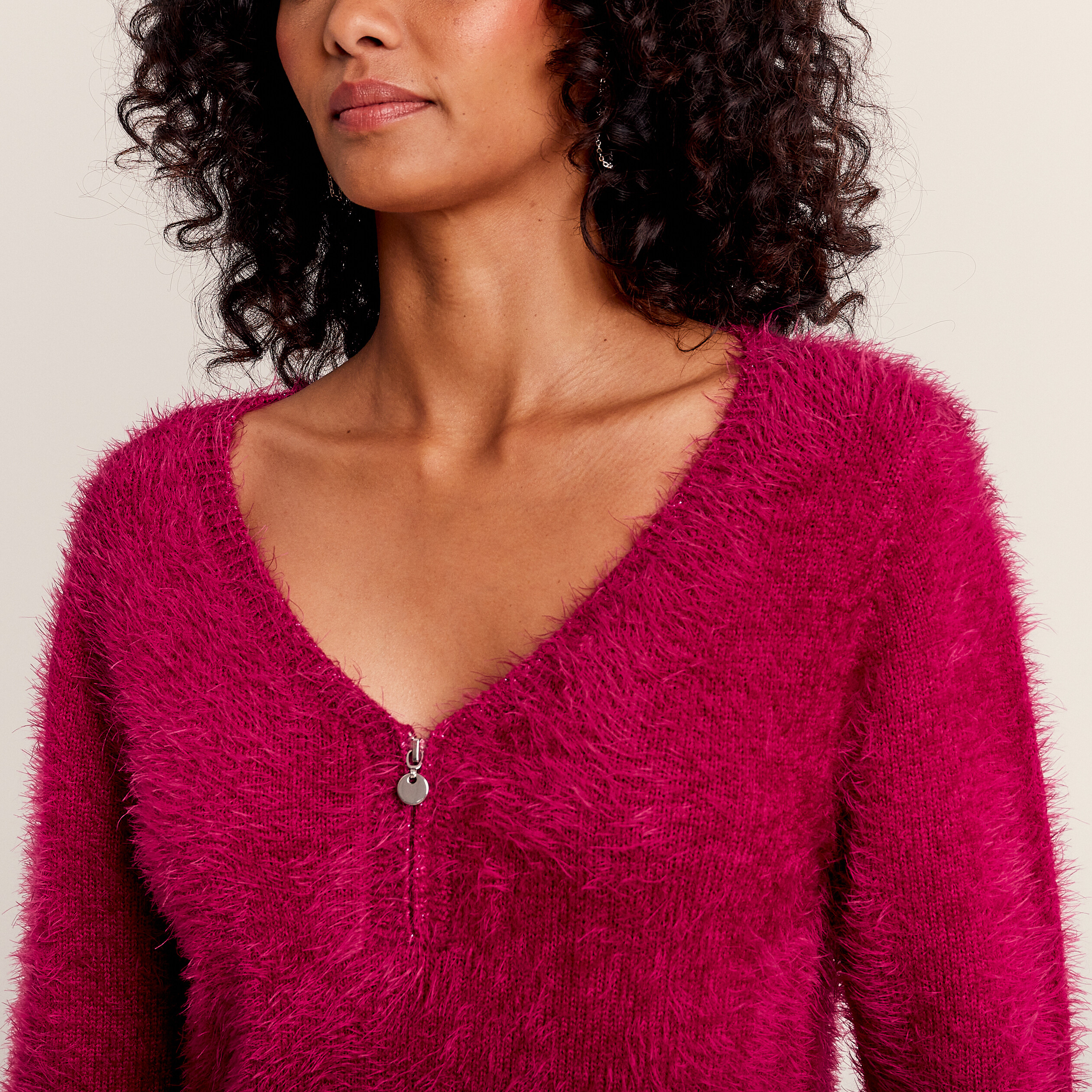 Pull fushia online femme