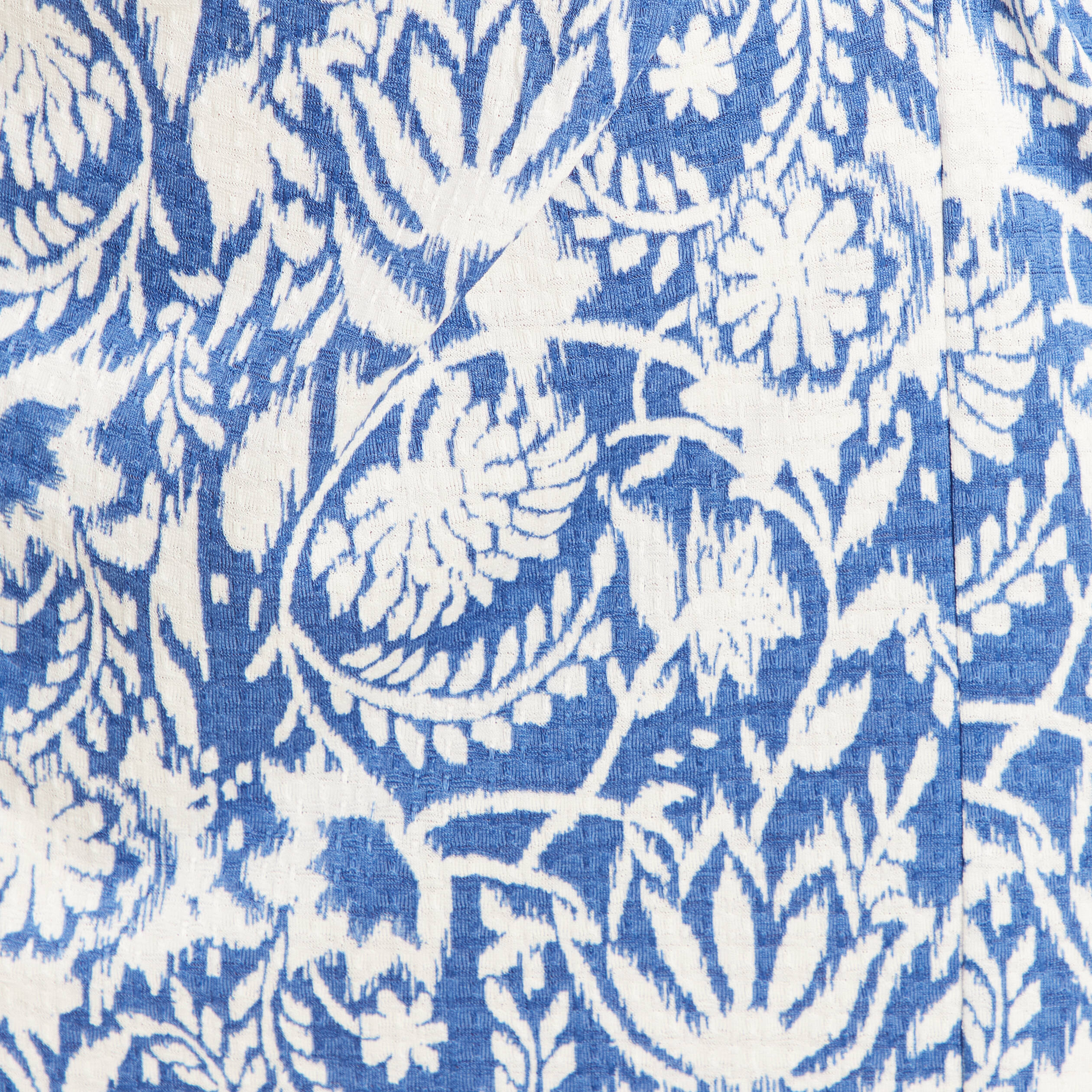 Robe droite courte col V bleu femme