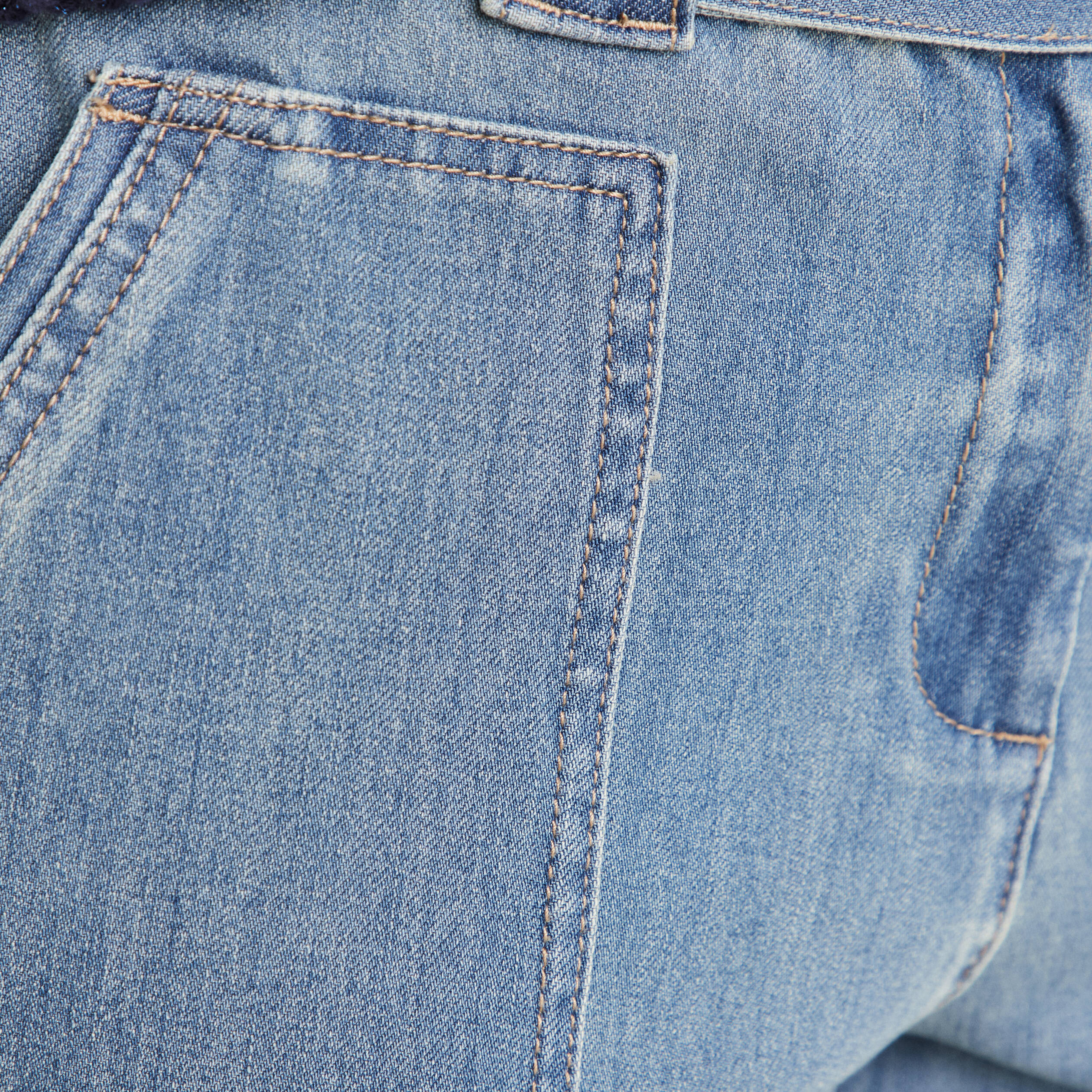 Jean paperbag 7/8ème denim double stone femme