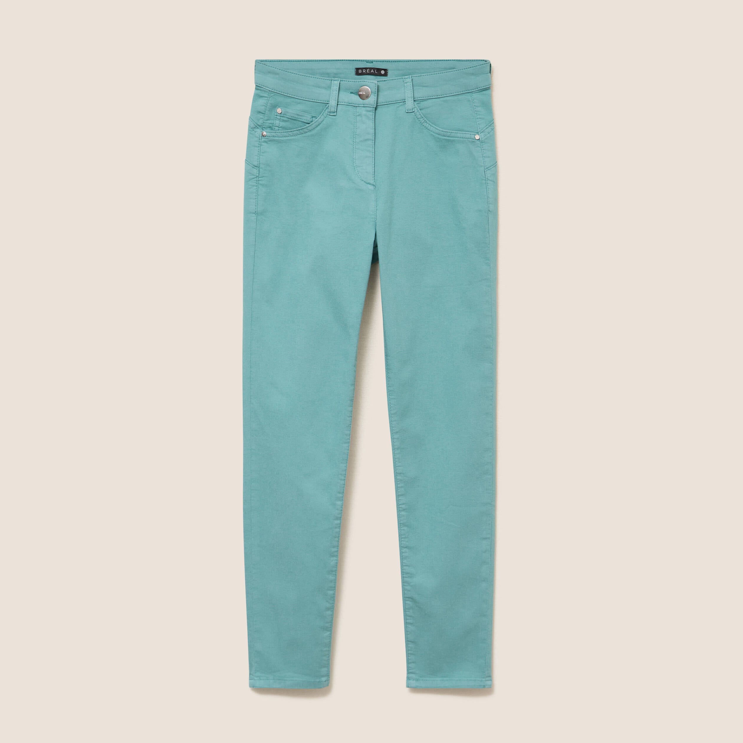 Pantalon magique Le L&eacute;ger coupe ajust&eacute;e bleu turquoise femme