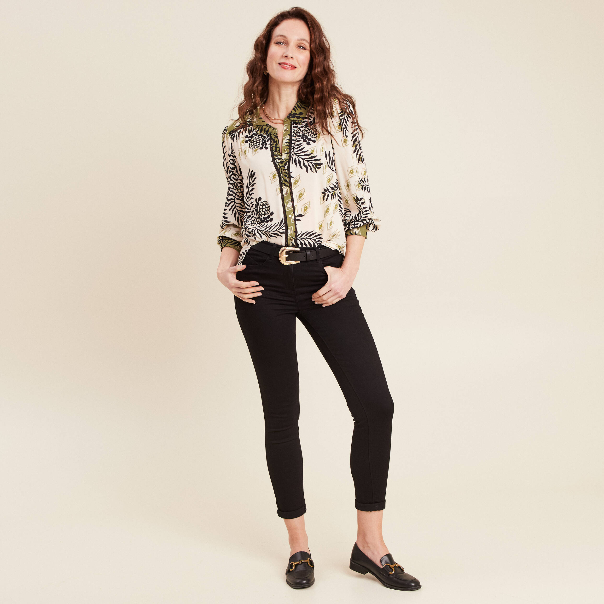 chemise manches longues blanc femme Chemise manches longues blanc femme