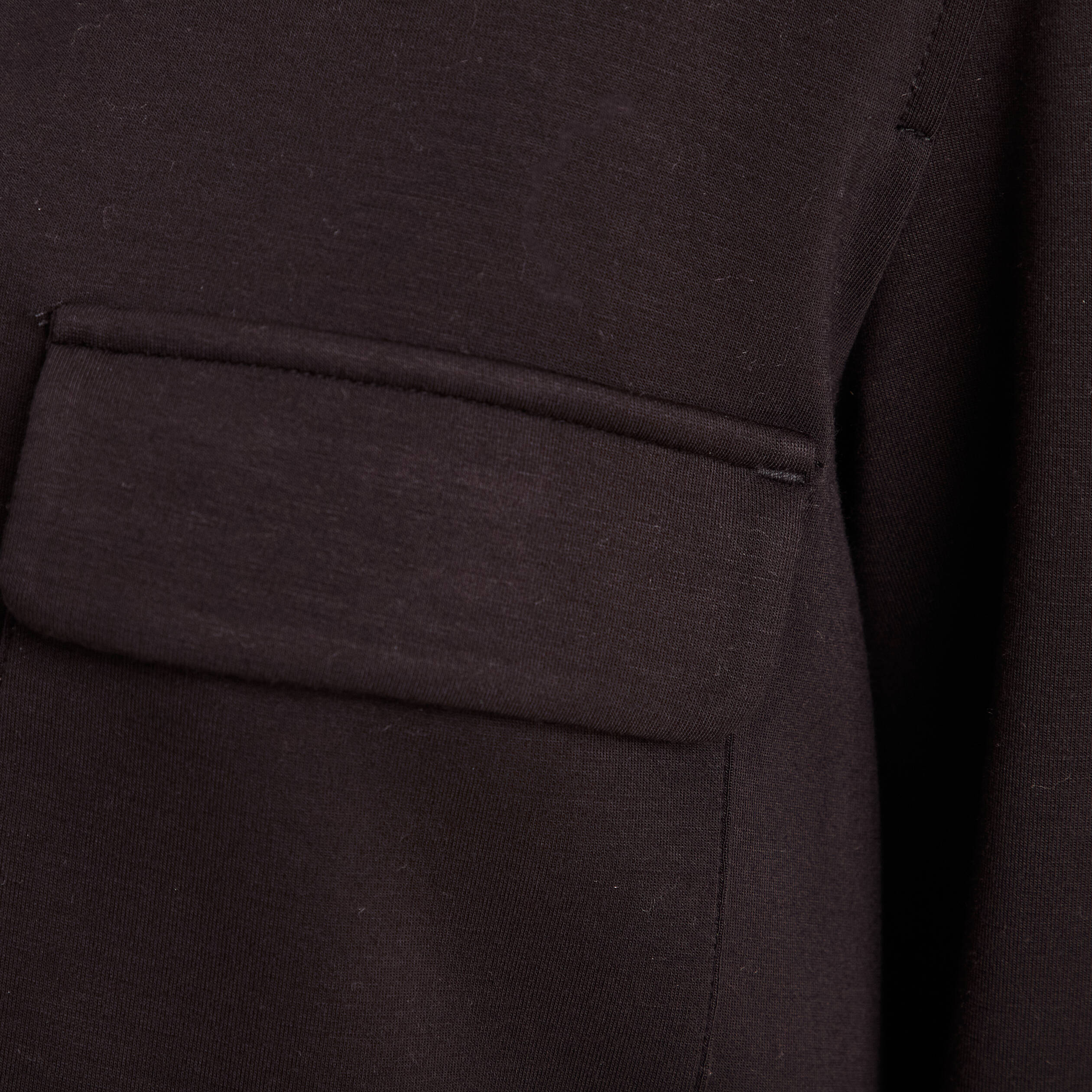 Veste bas resserr&eacute; manches longues noir femme