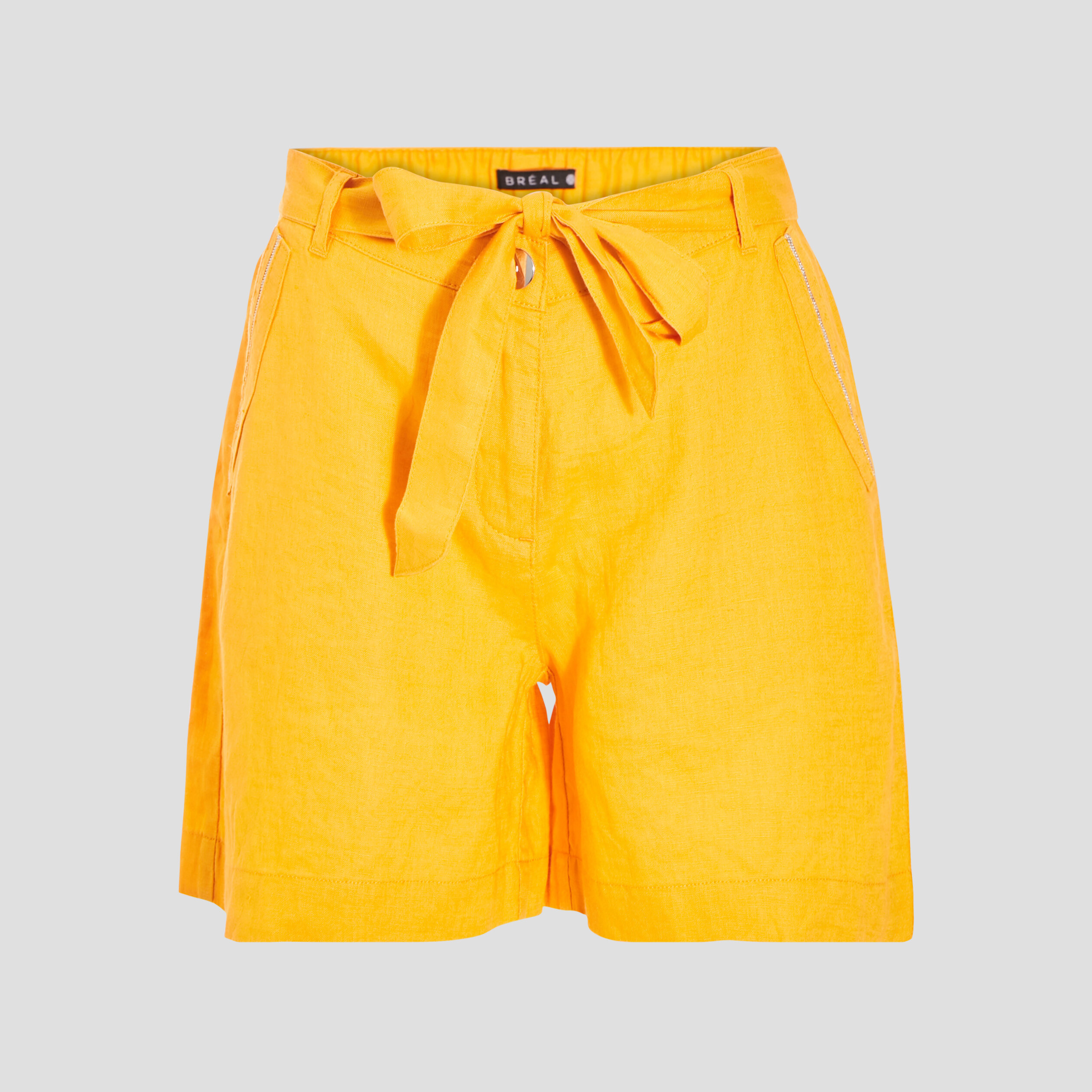 Short paperbag jaune foncé femme