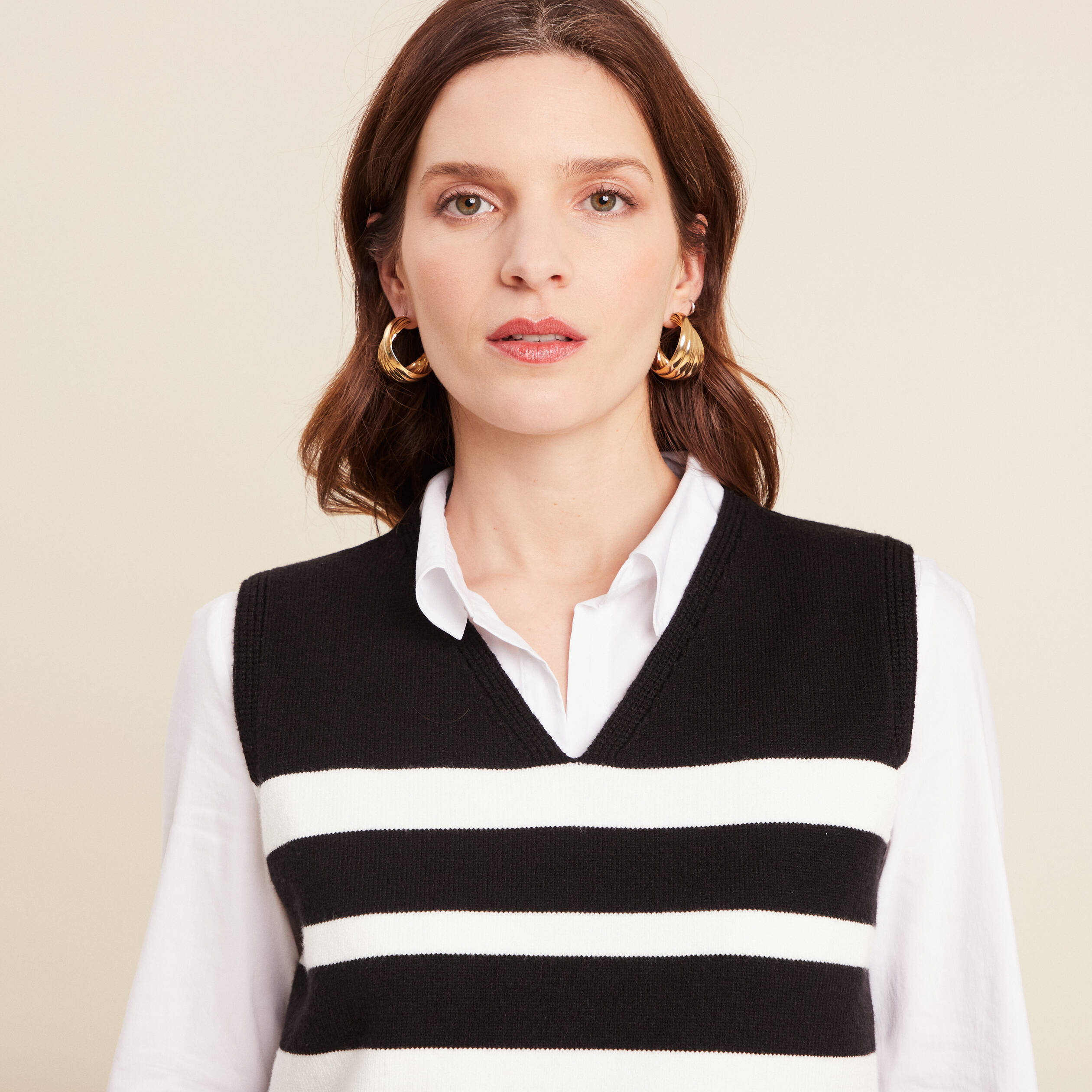 pull sans manches noir femme Pull sans manches noir femme
