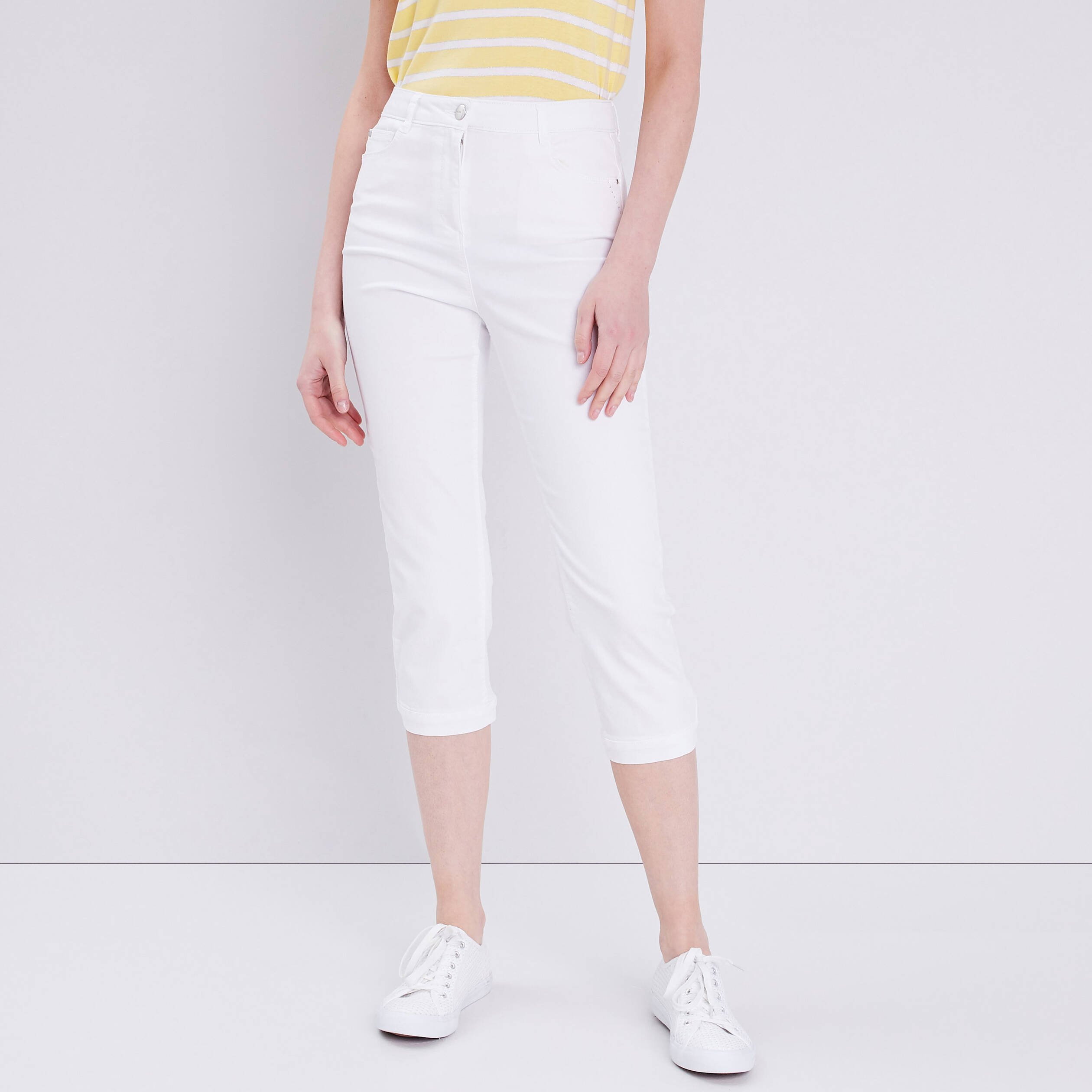Pantacourt taille haute clearance