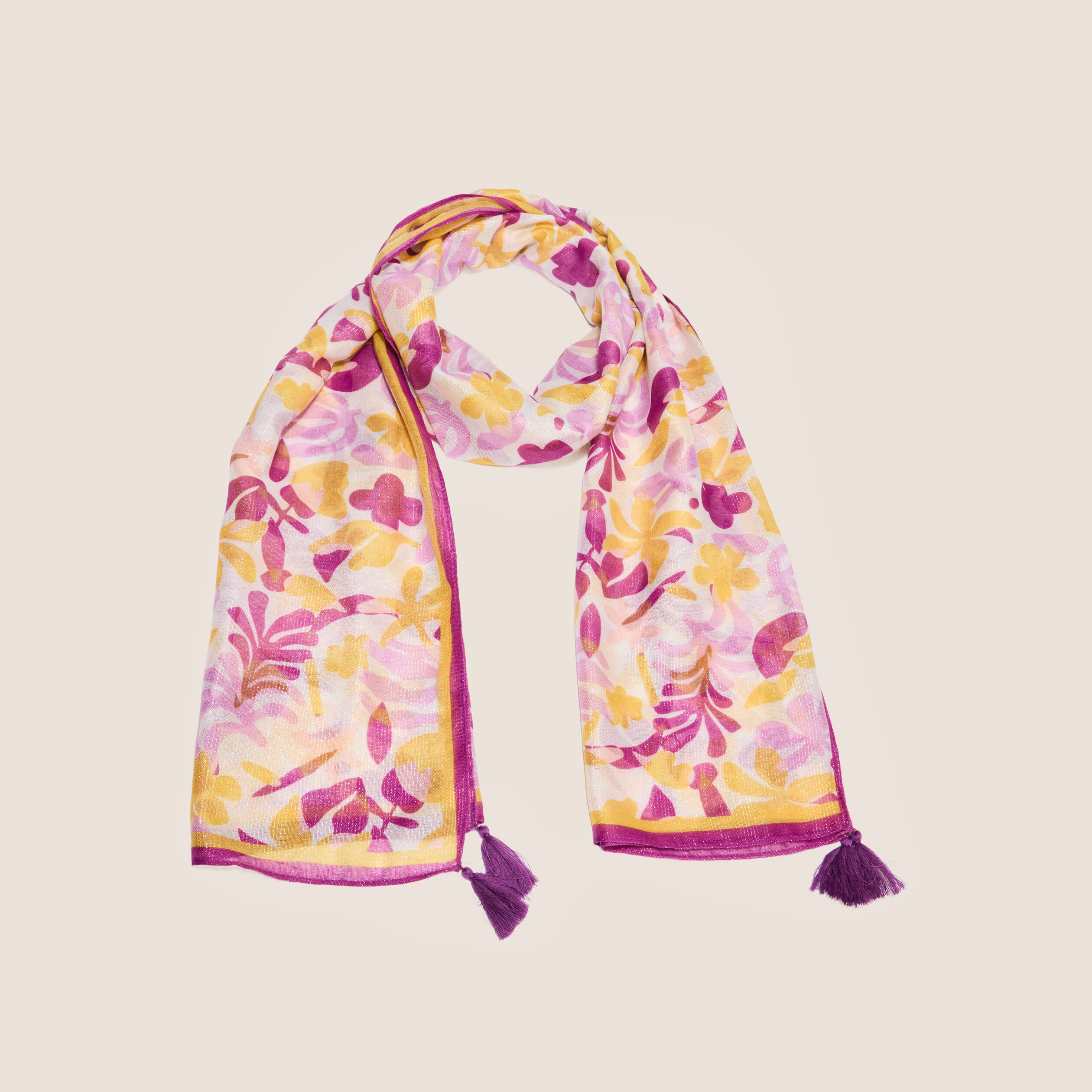 Foulard violet femme