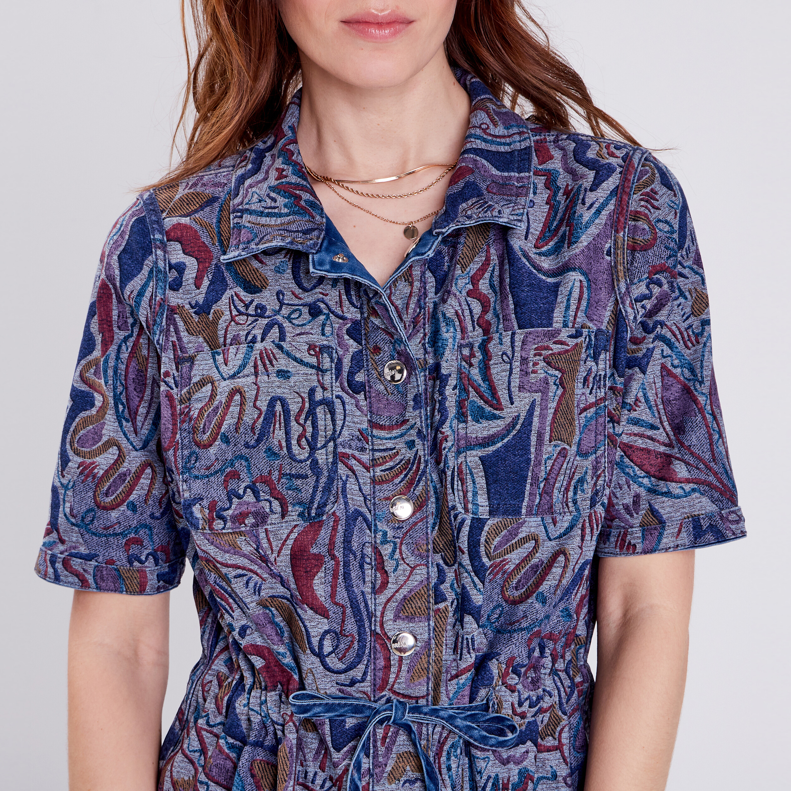 Robe en jean breal discount