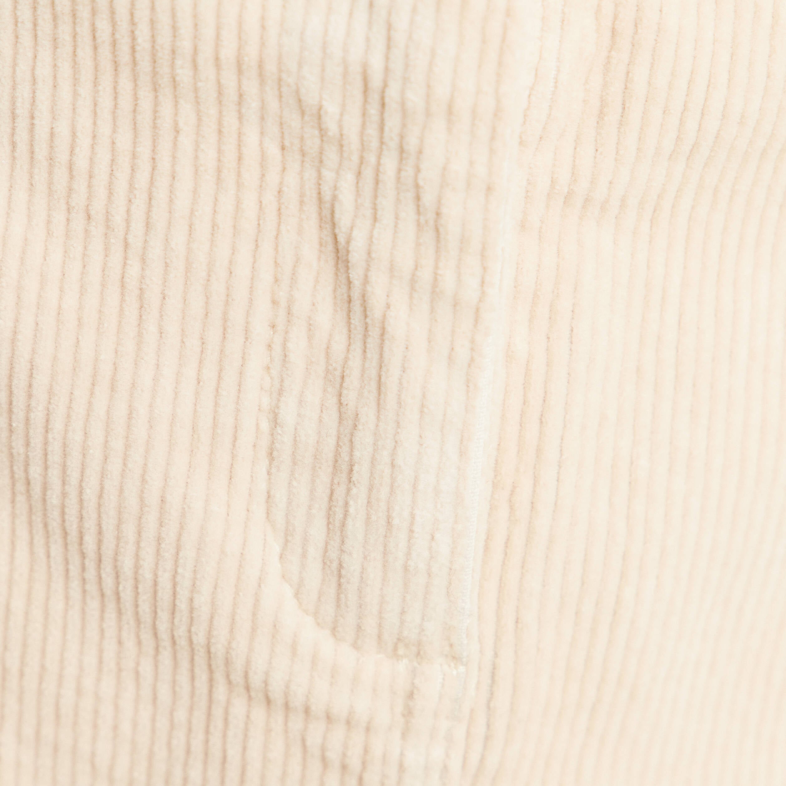 Jupe droite longue en velours sable femme