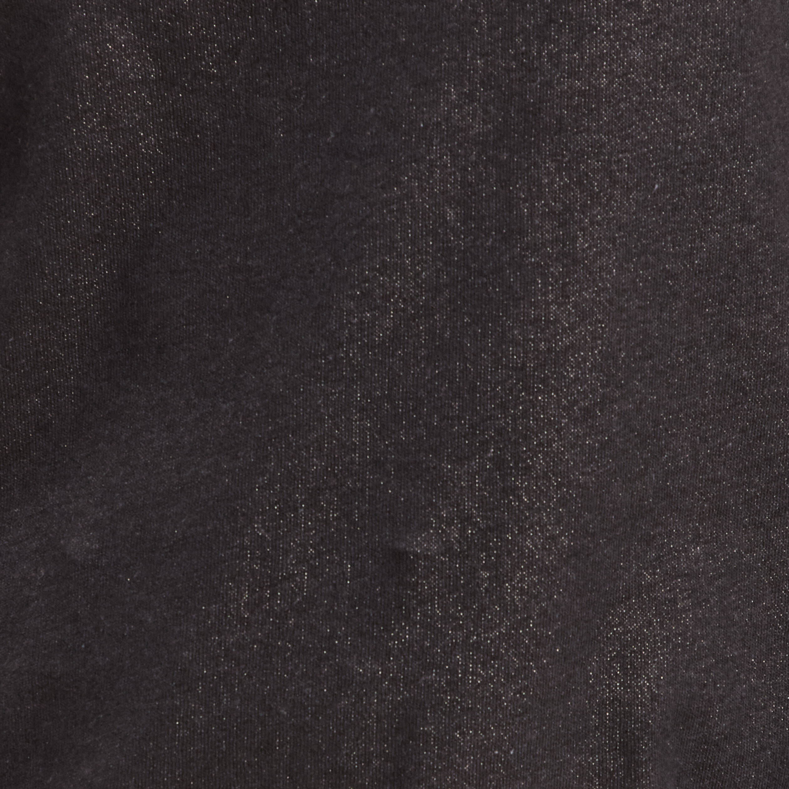 T-shirt col V manches courtes noir femme