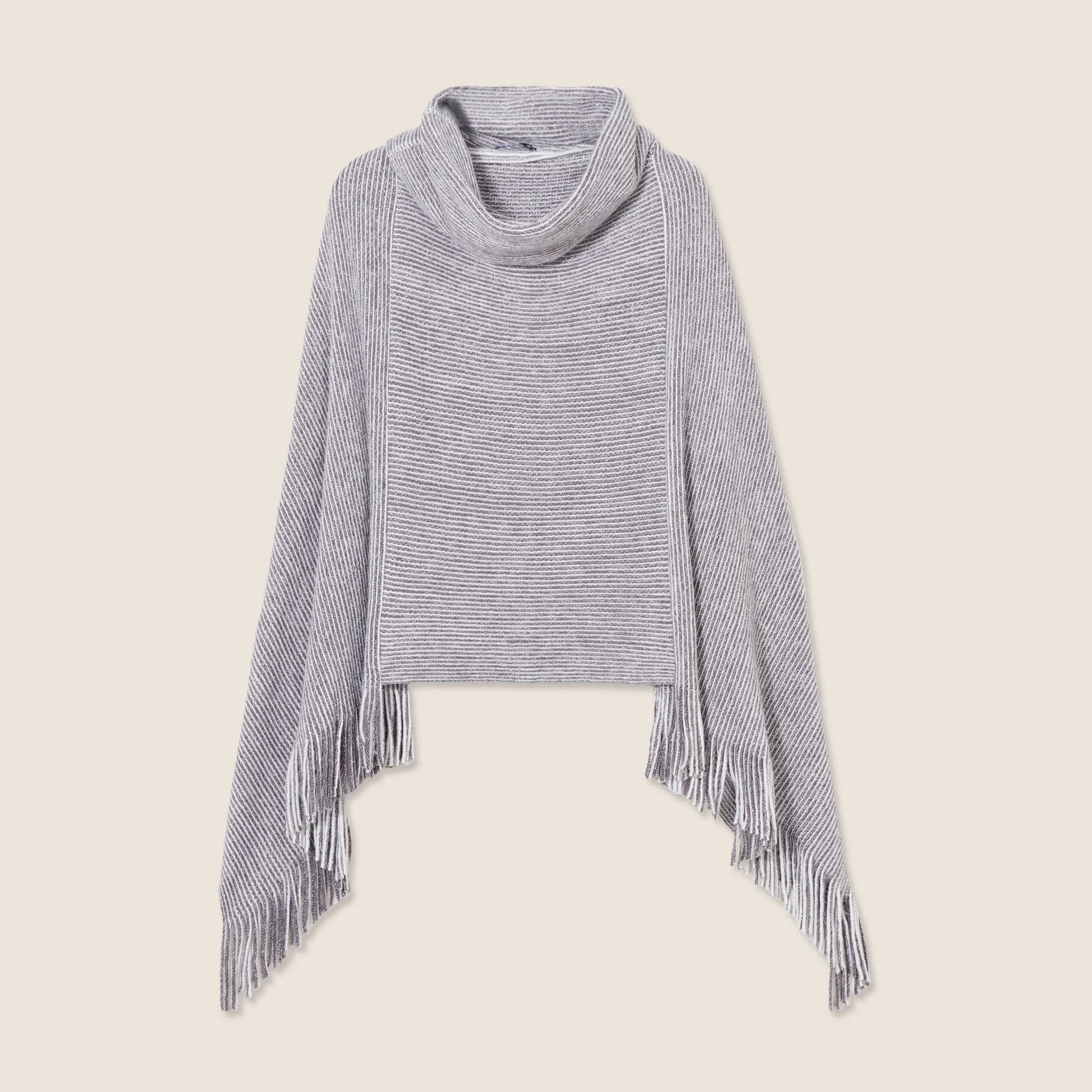 Sweat capuche gris avec membrane poche ventrale STANFORD T.L - Tricots