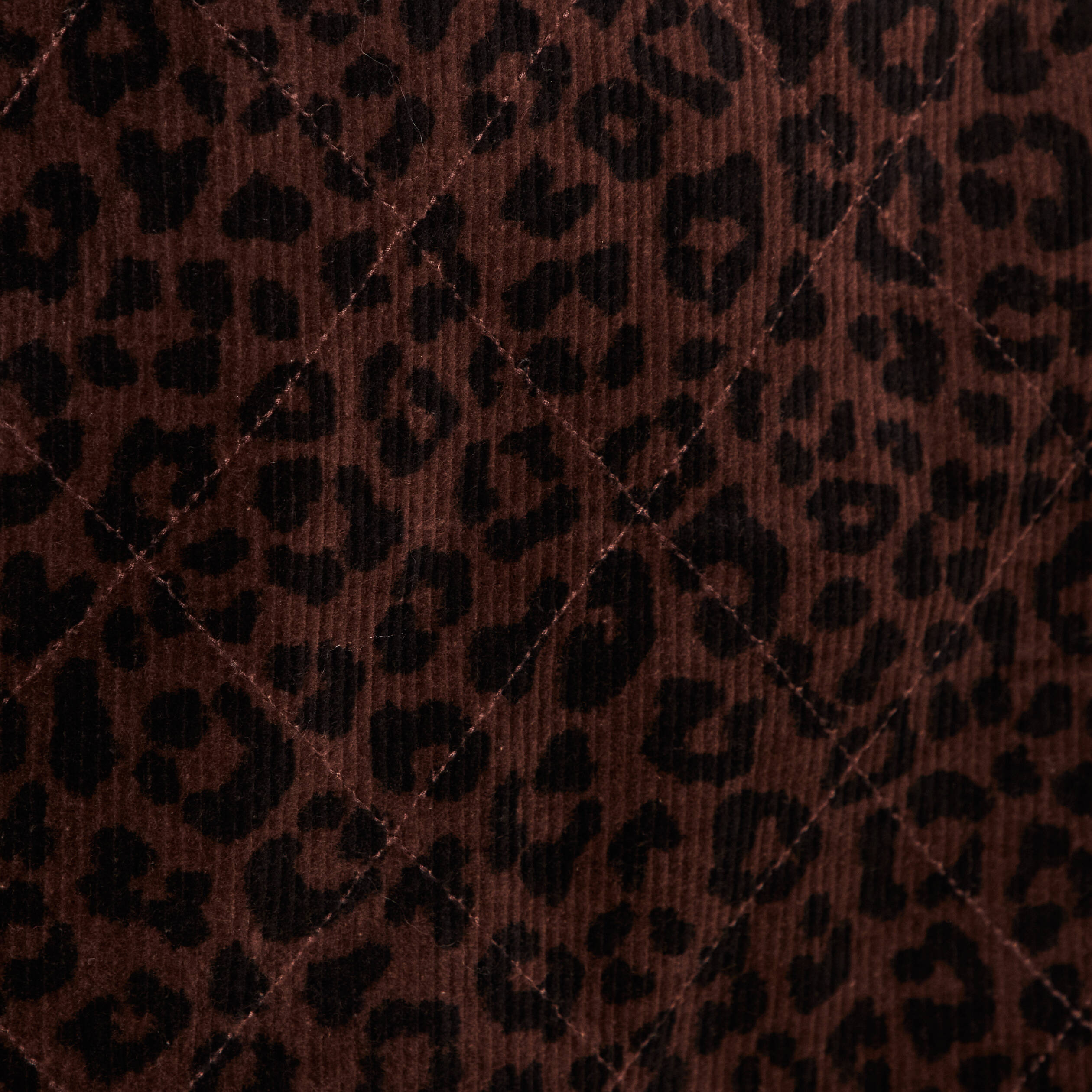 Veste sans manches en velours marron cognac femme