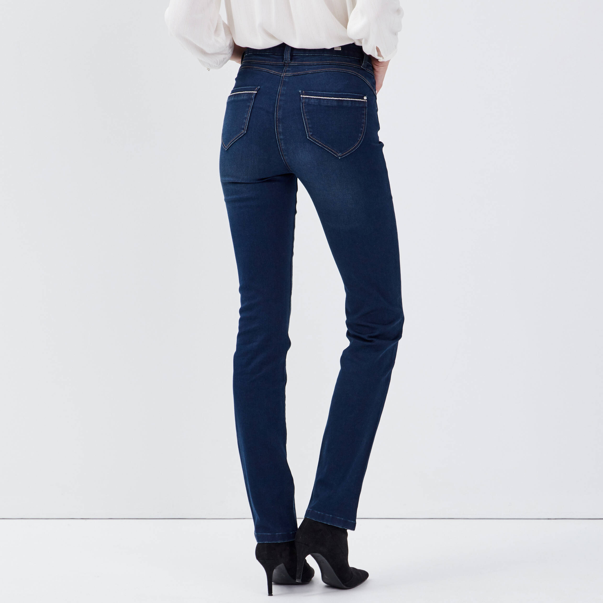 Jean regular taille clearance haute femme