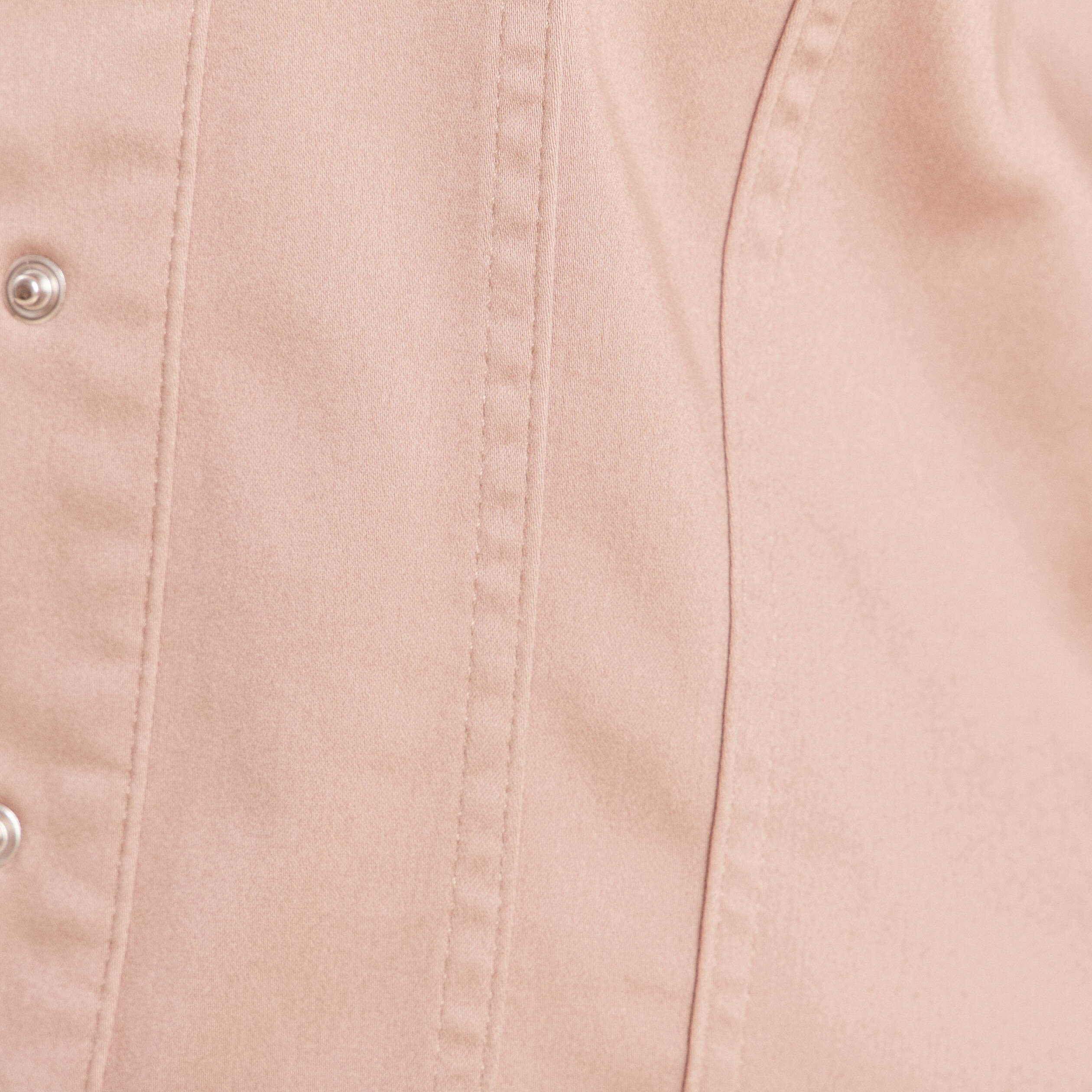 Veste cintr&eacute;e r&eacute;versible manches longues marron femme