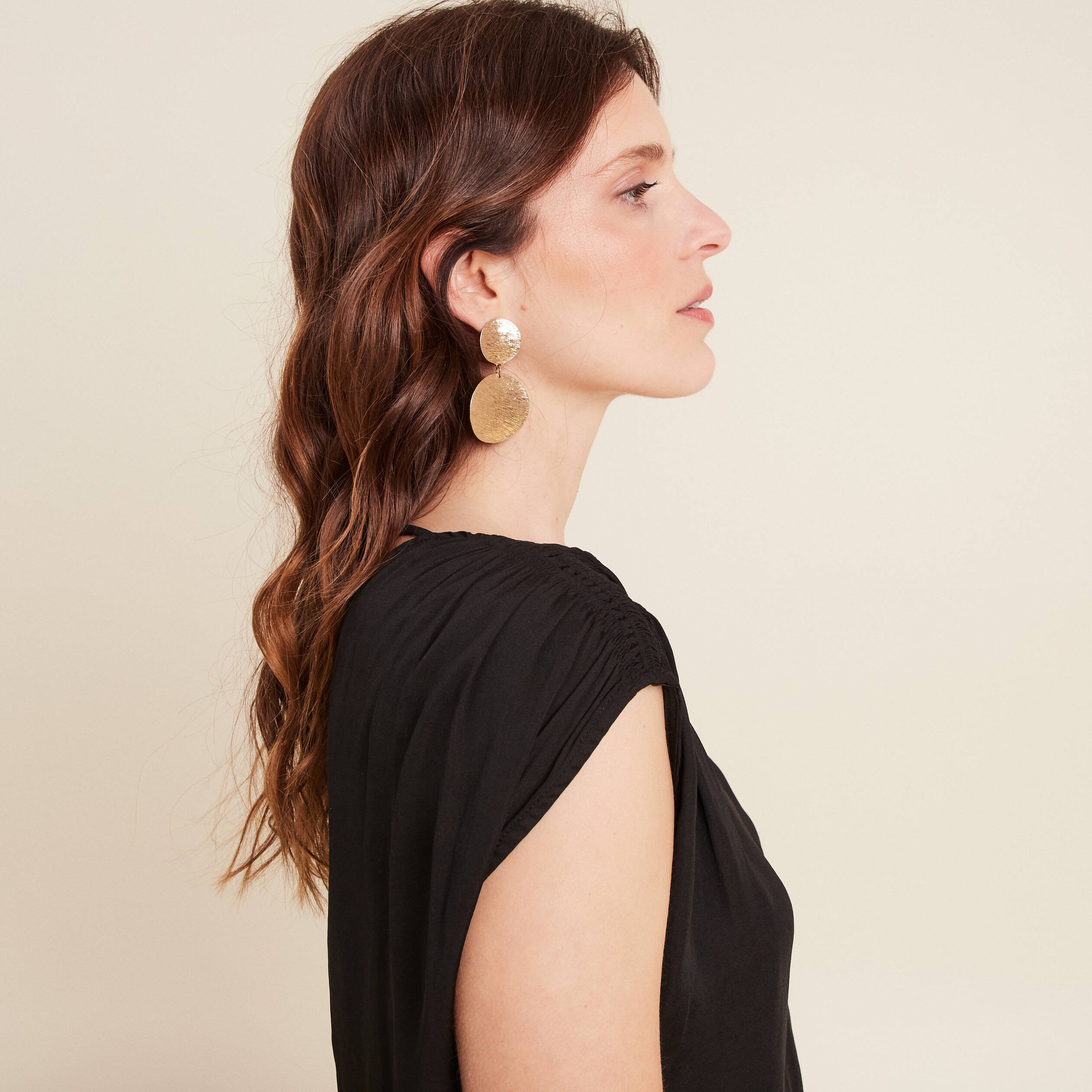 Blouse sans manches noir femme