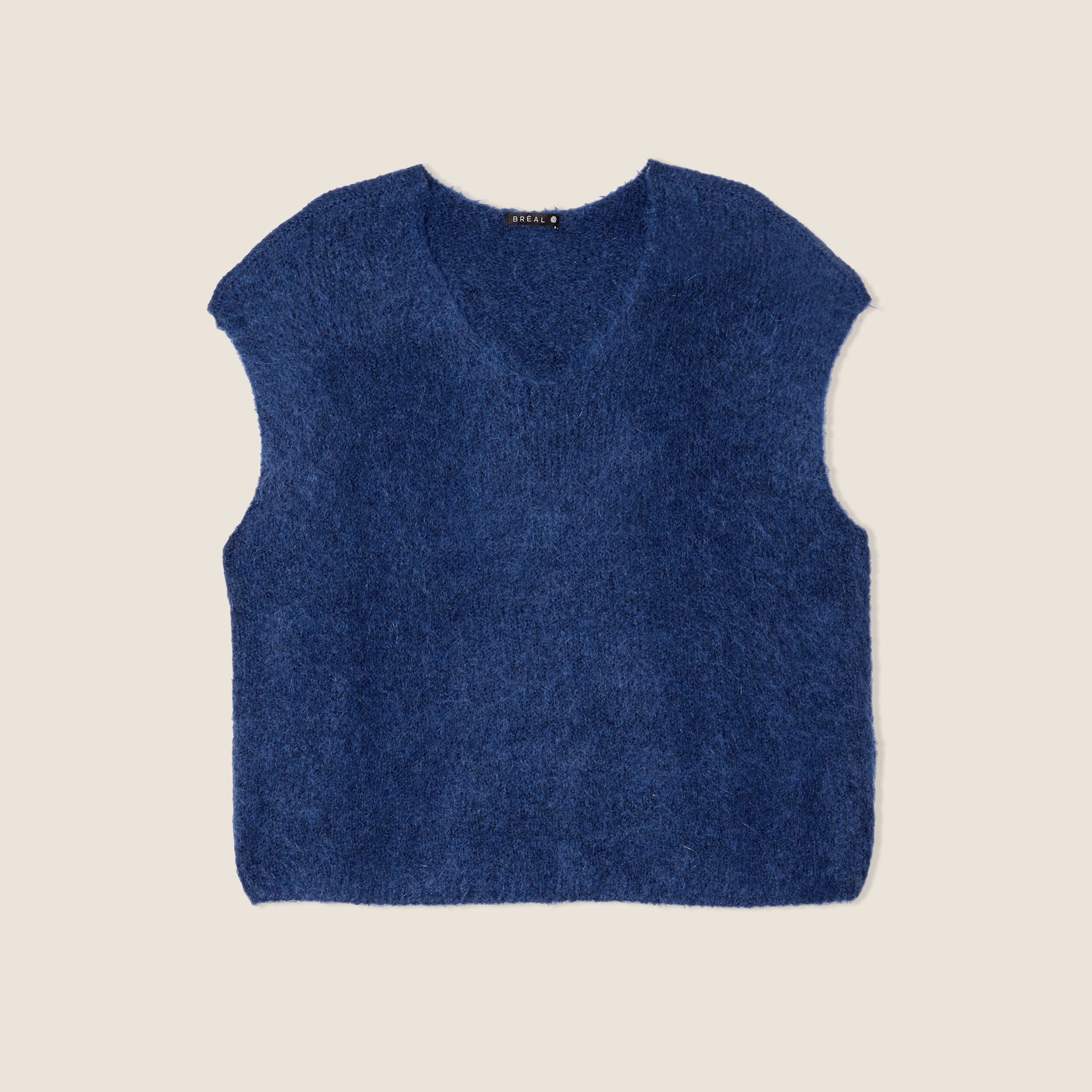 pull sans manches bleu marine femme Pull sans manches bleu marine femme