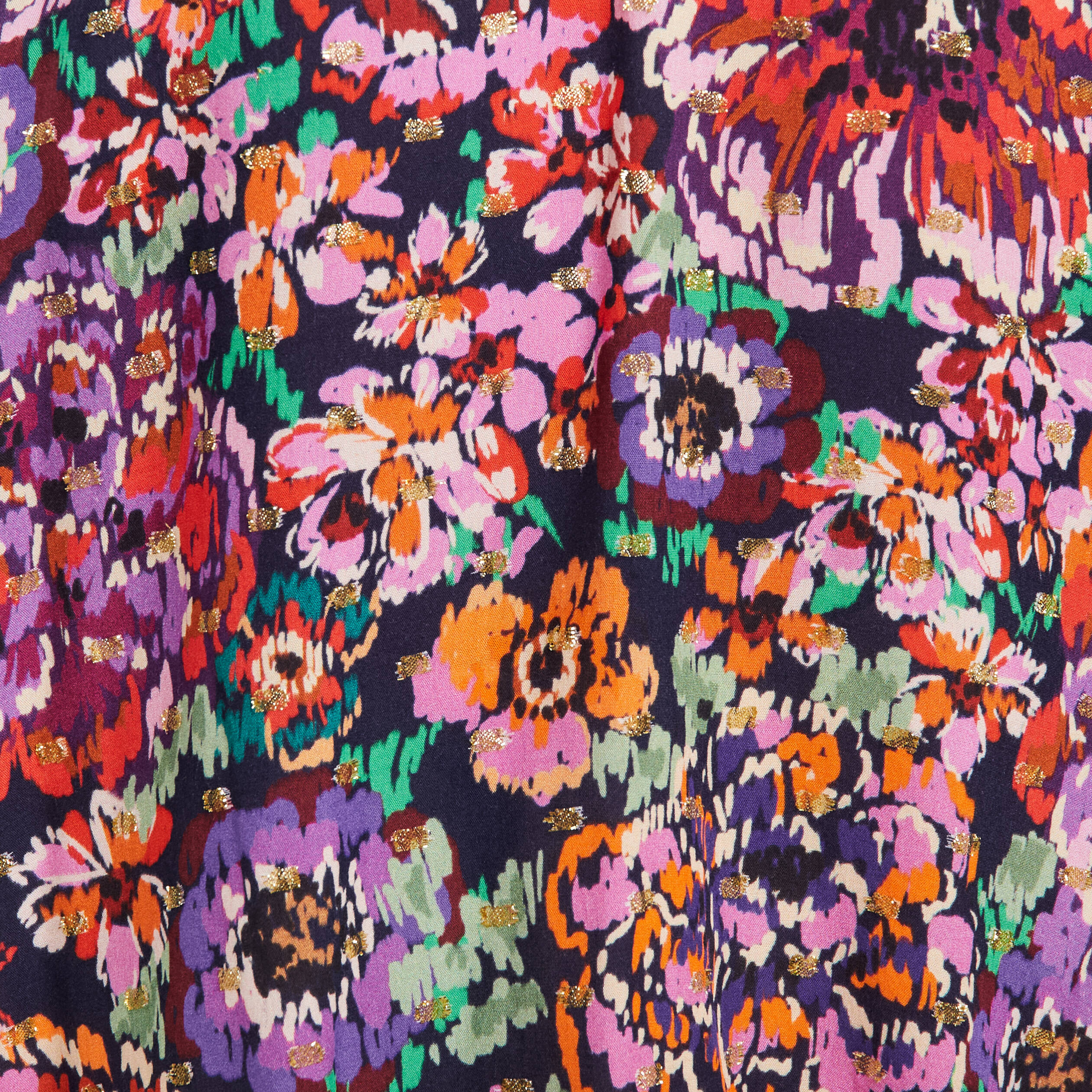 Blouse manches 3/4 multicolore femme