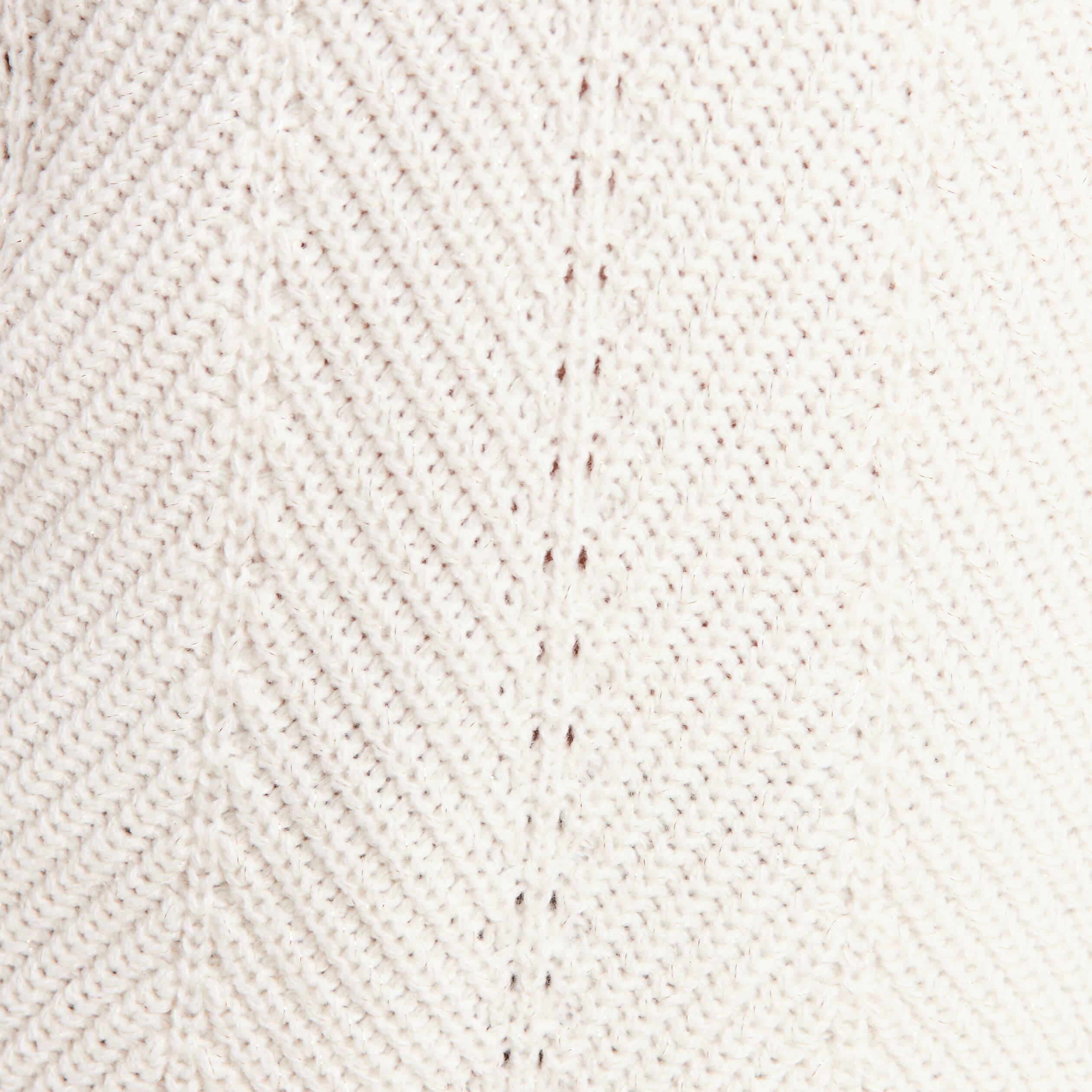 Pull manches longues ecru femme