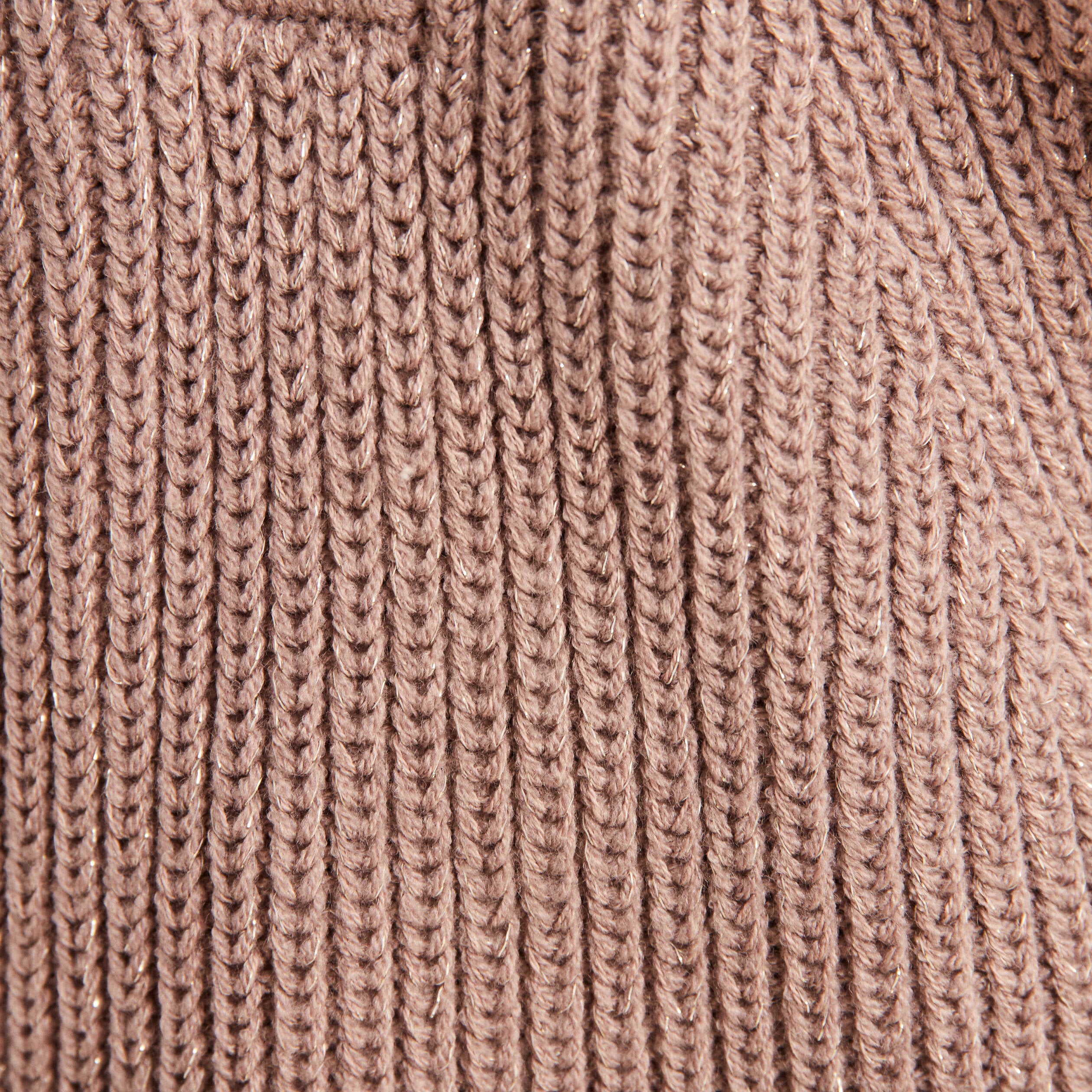 Pull manches longues taupe femme