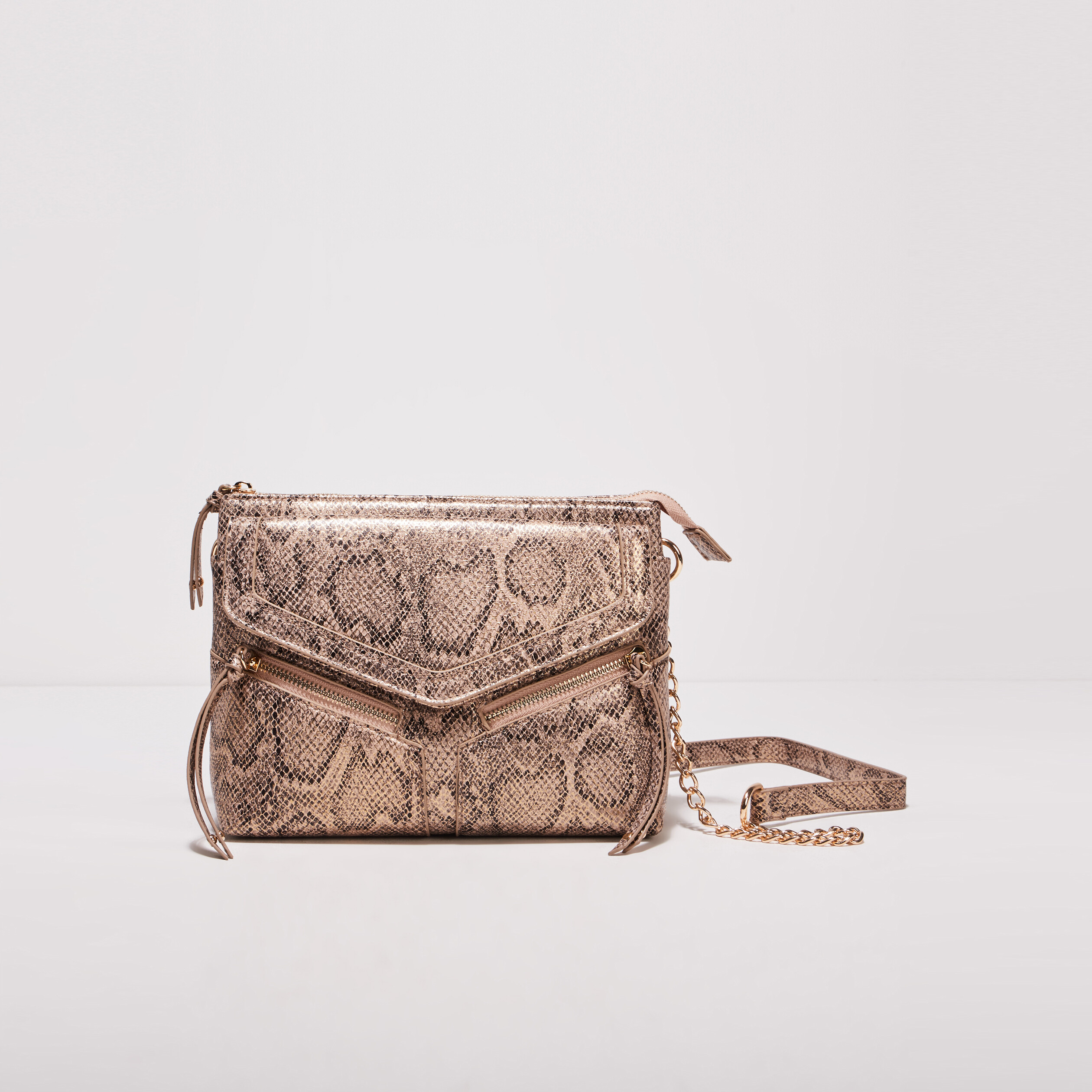 Sac avec anse cha ne sable femme Br al