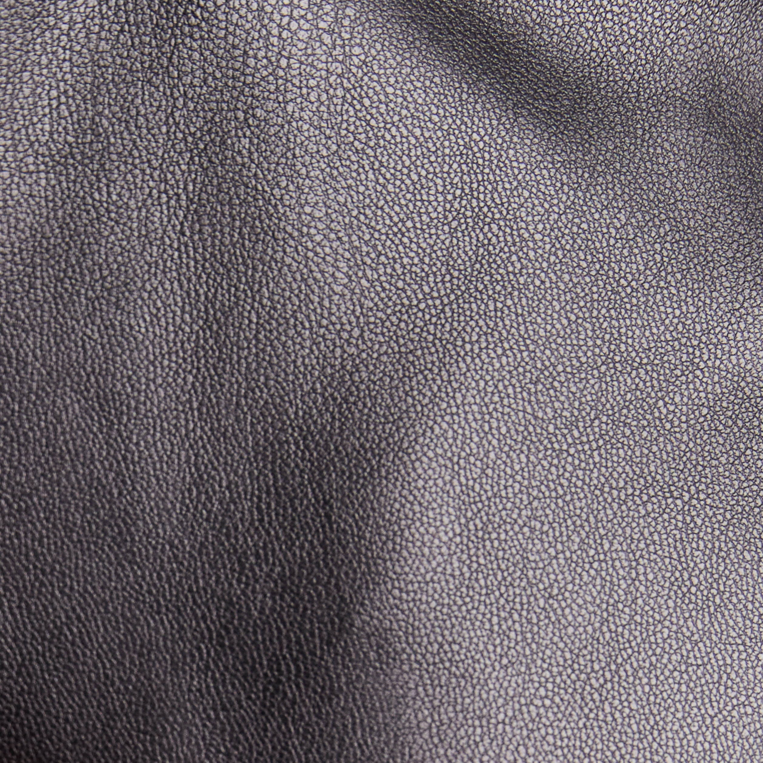 Blouson cintré simili cuir noir femme