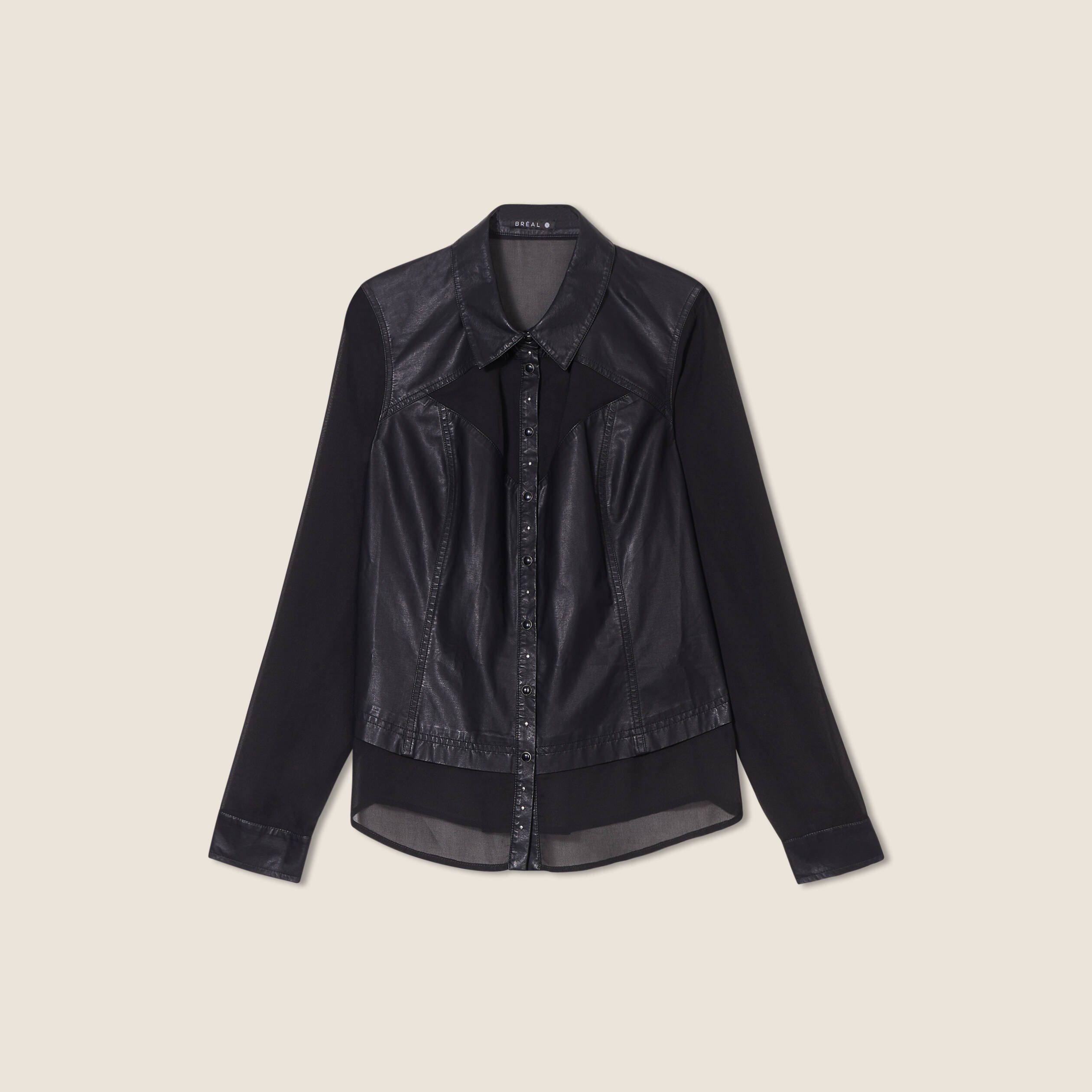 chemise manches longues noir femme Chemise manches longues noir femme
