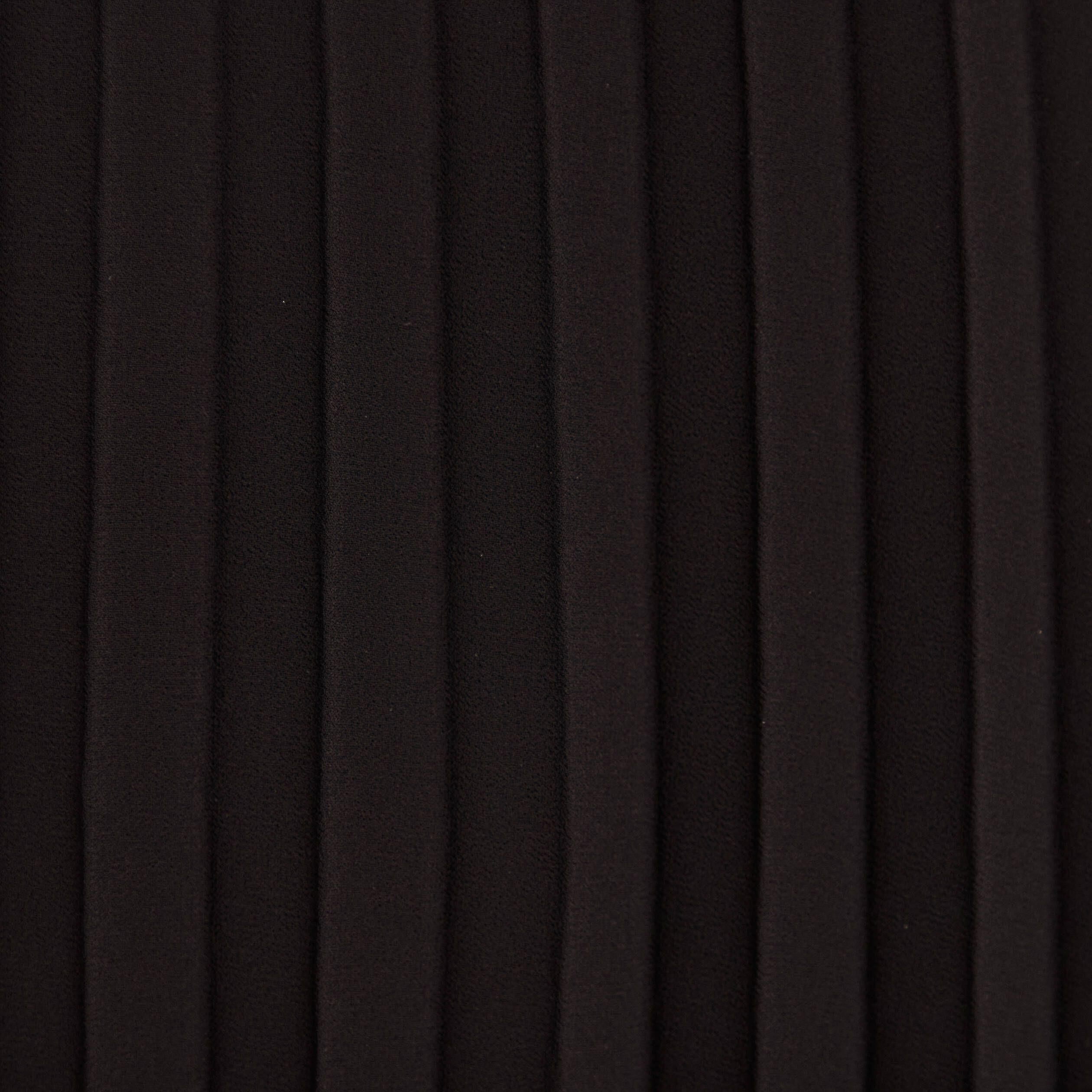 Robe droite plissée noir femme