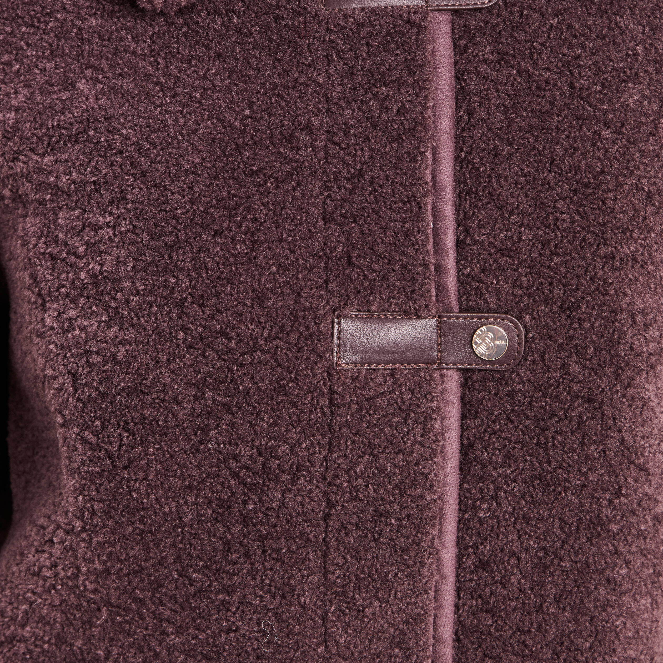 Manteau Femme Couleur Bordeaux - Taille 40 - Occasion En Très Bon état - Marque Bordeaux