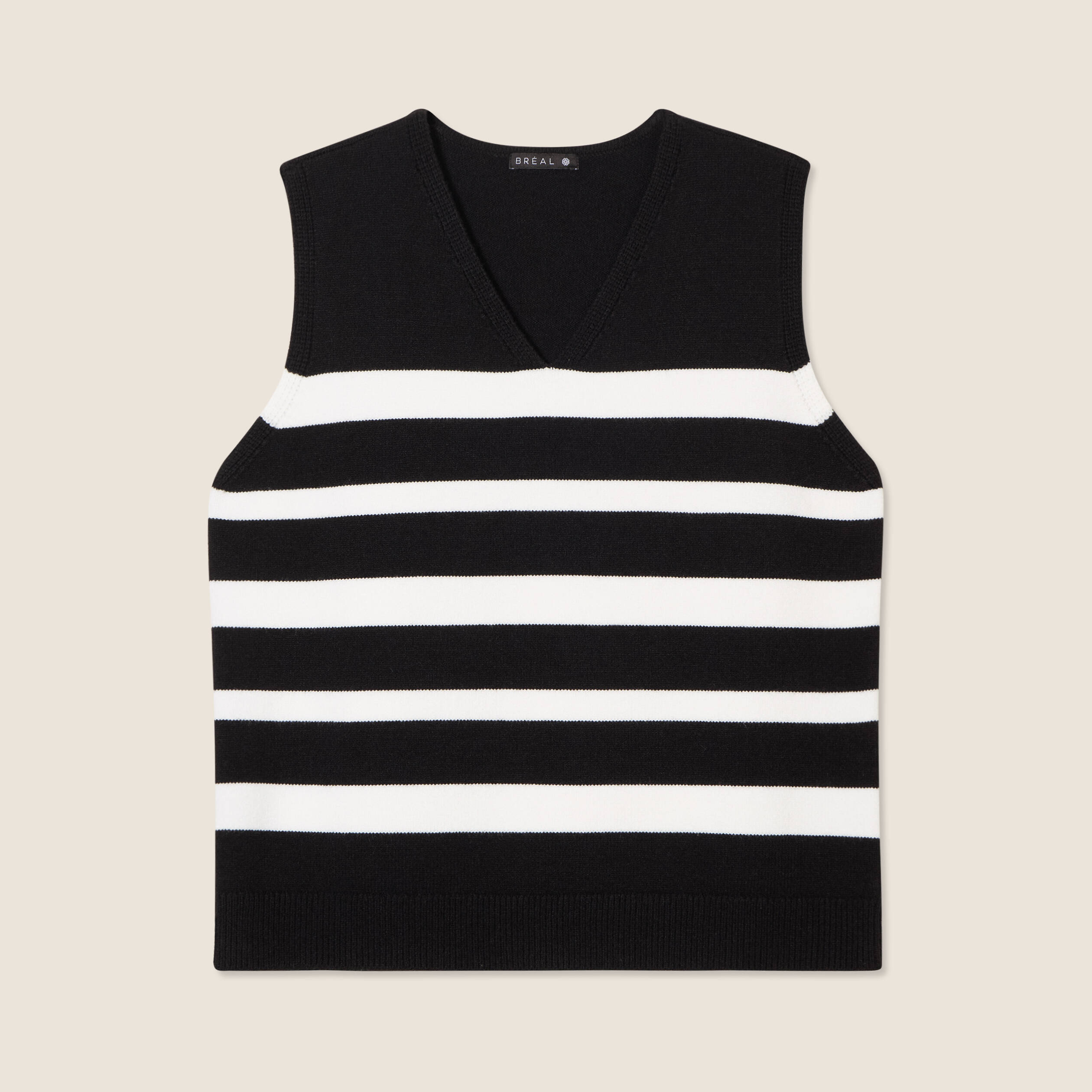 pull sans manches noir femme Pull sans manches noir femme