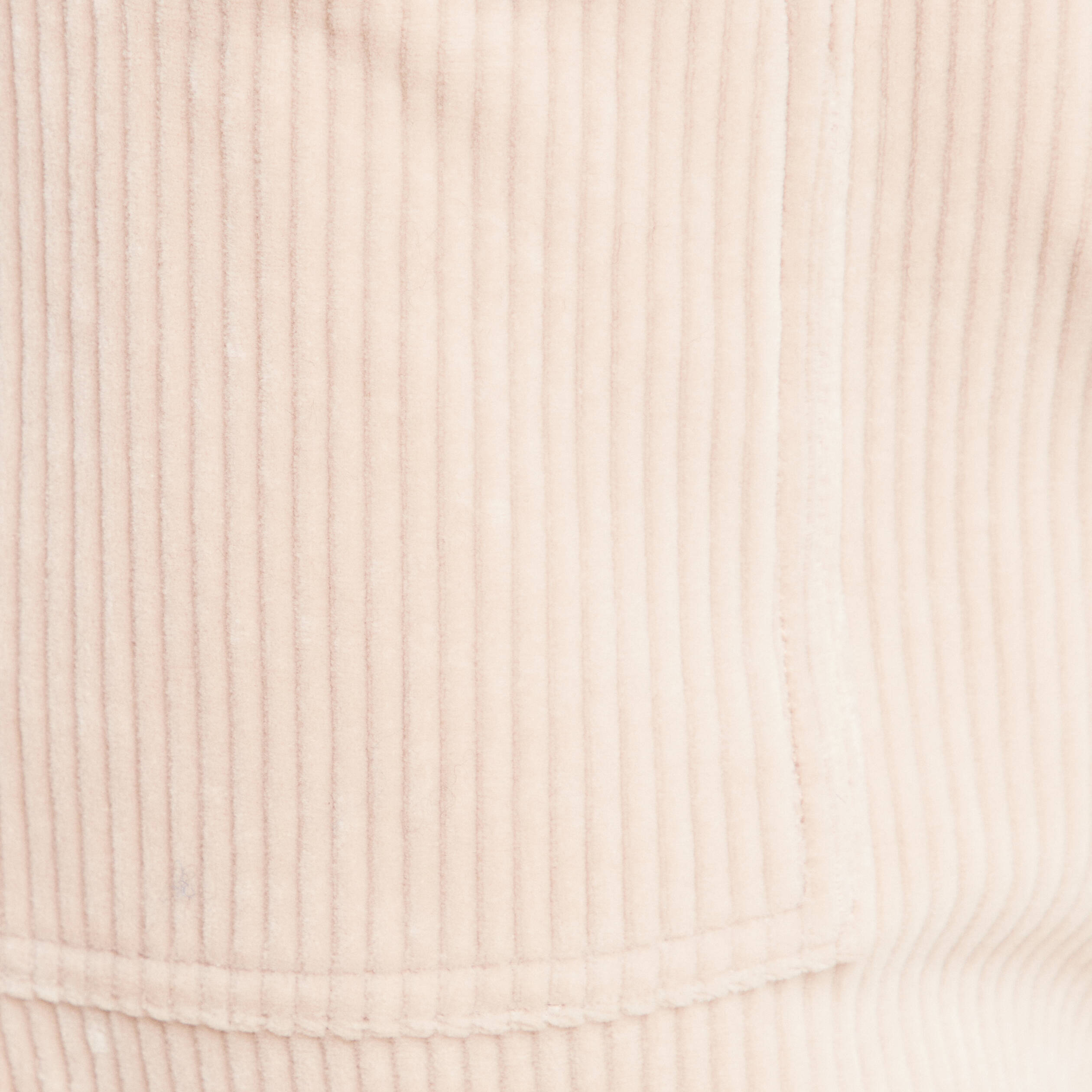Pantalon coupe mom en velours sable femme