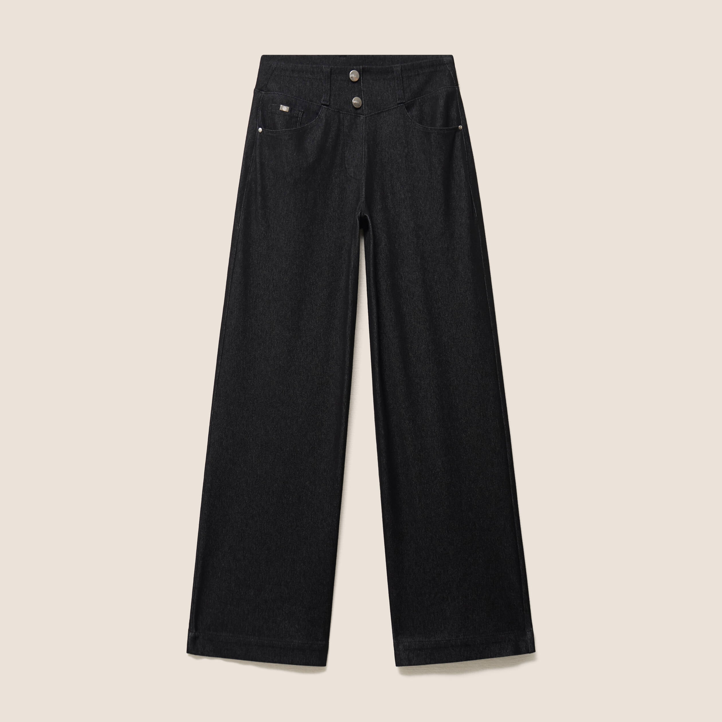 Jean denim noir femme