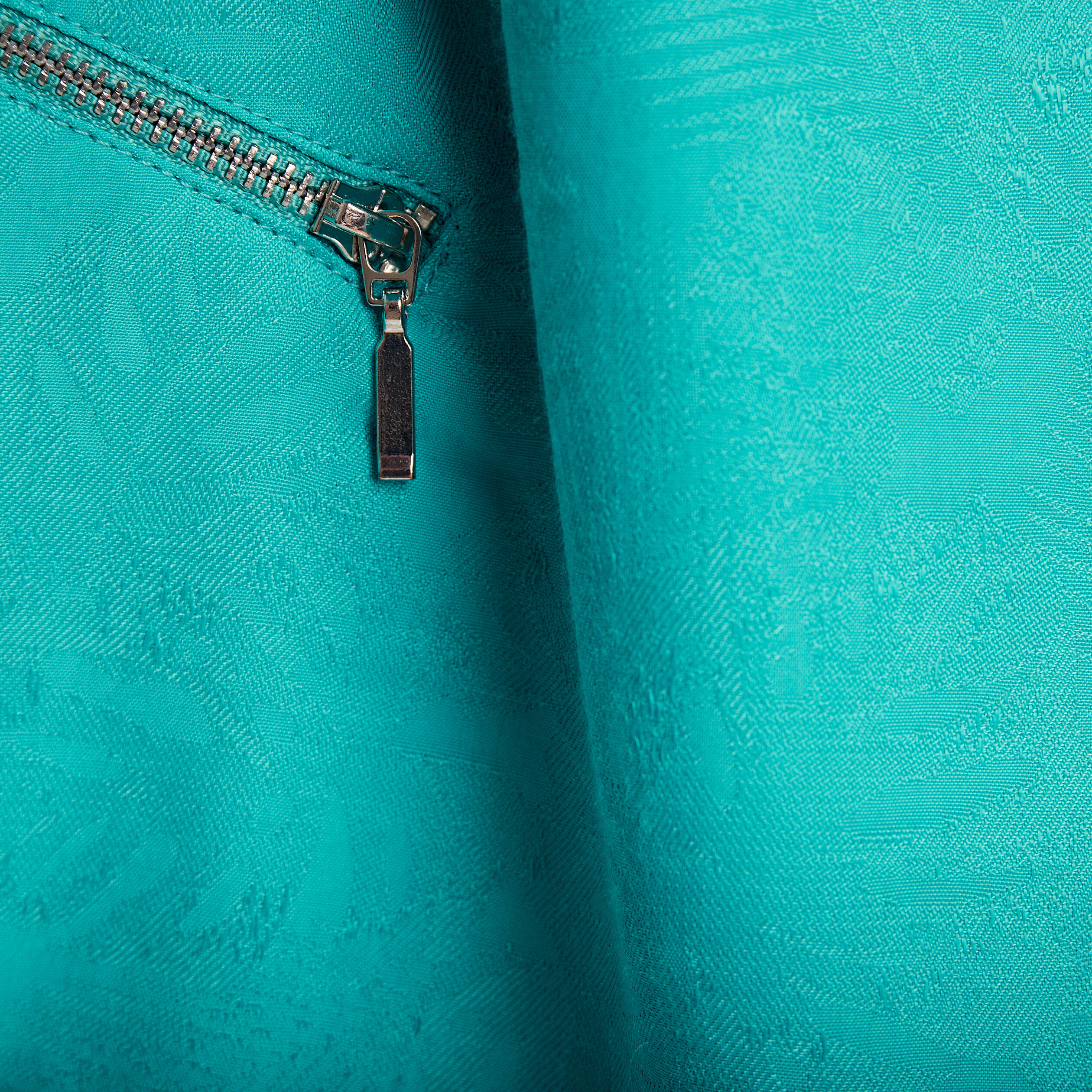 Veste droite fluide vert femme