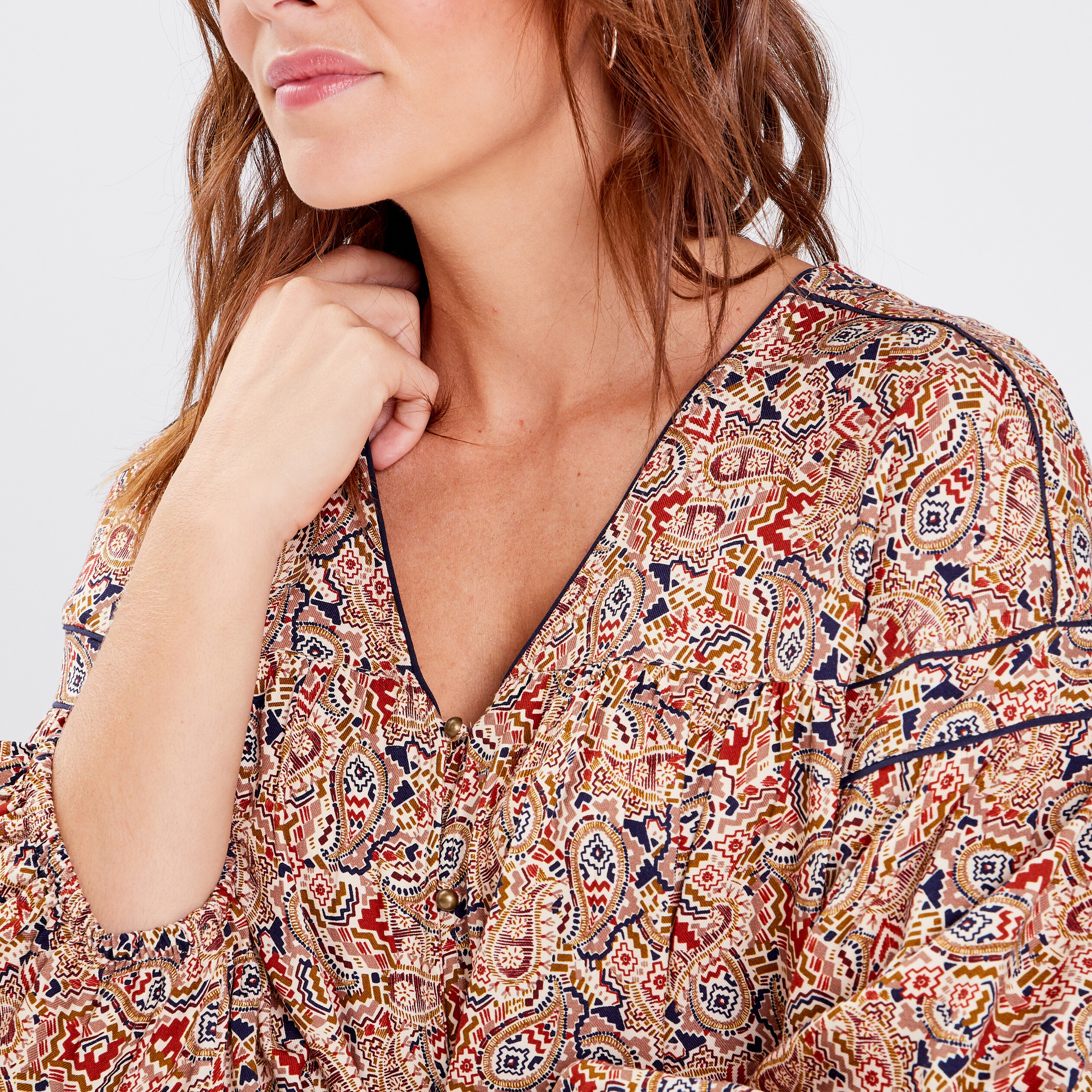 Blouse creme online femme