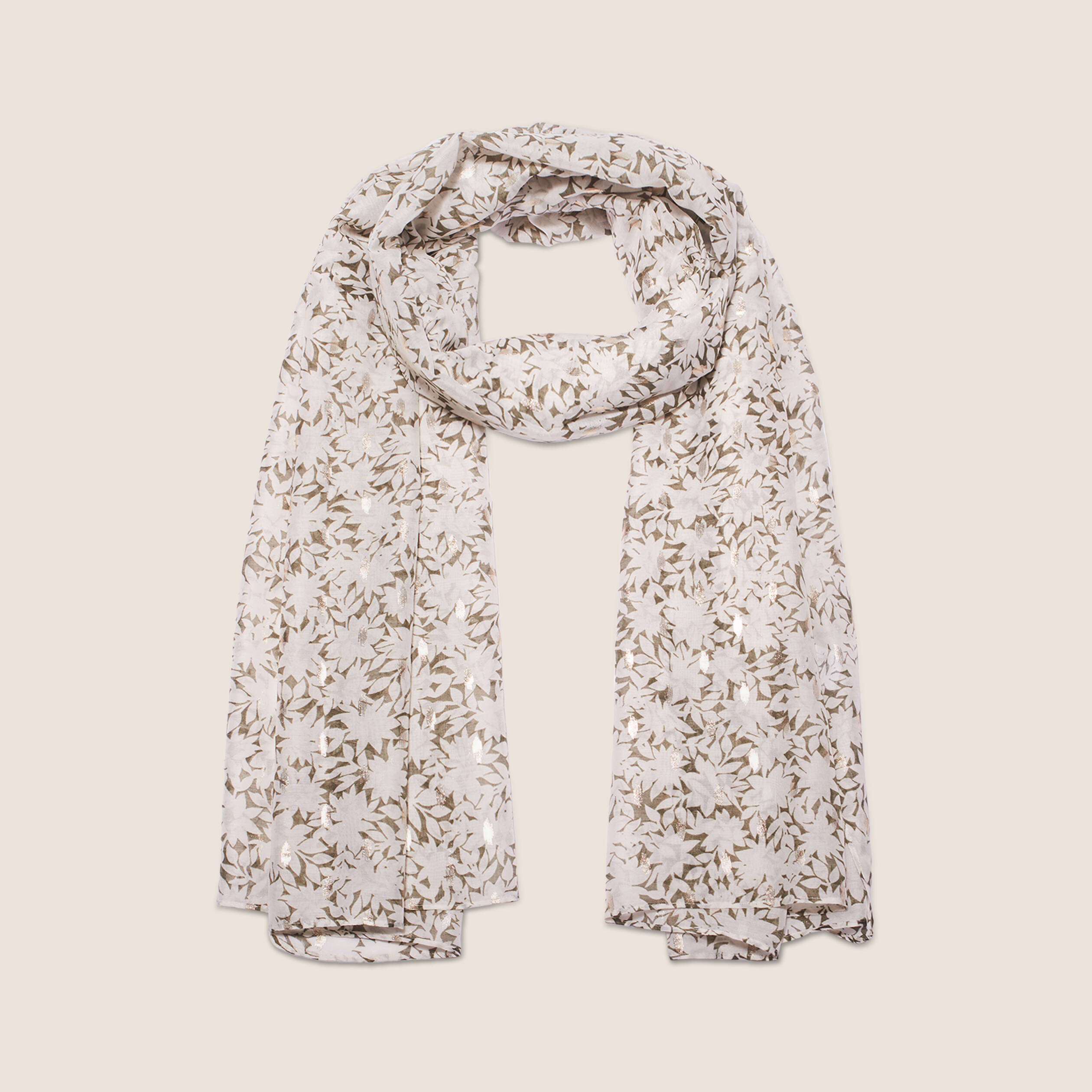 Foulard vert clair femme