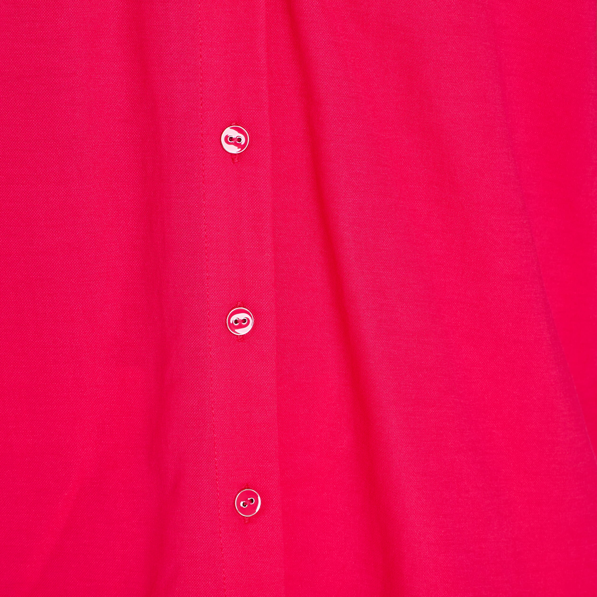 Blouse manches courtes rose fushia femme