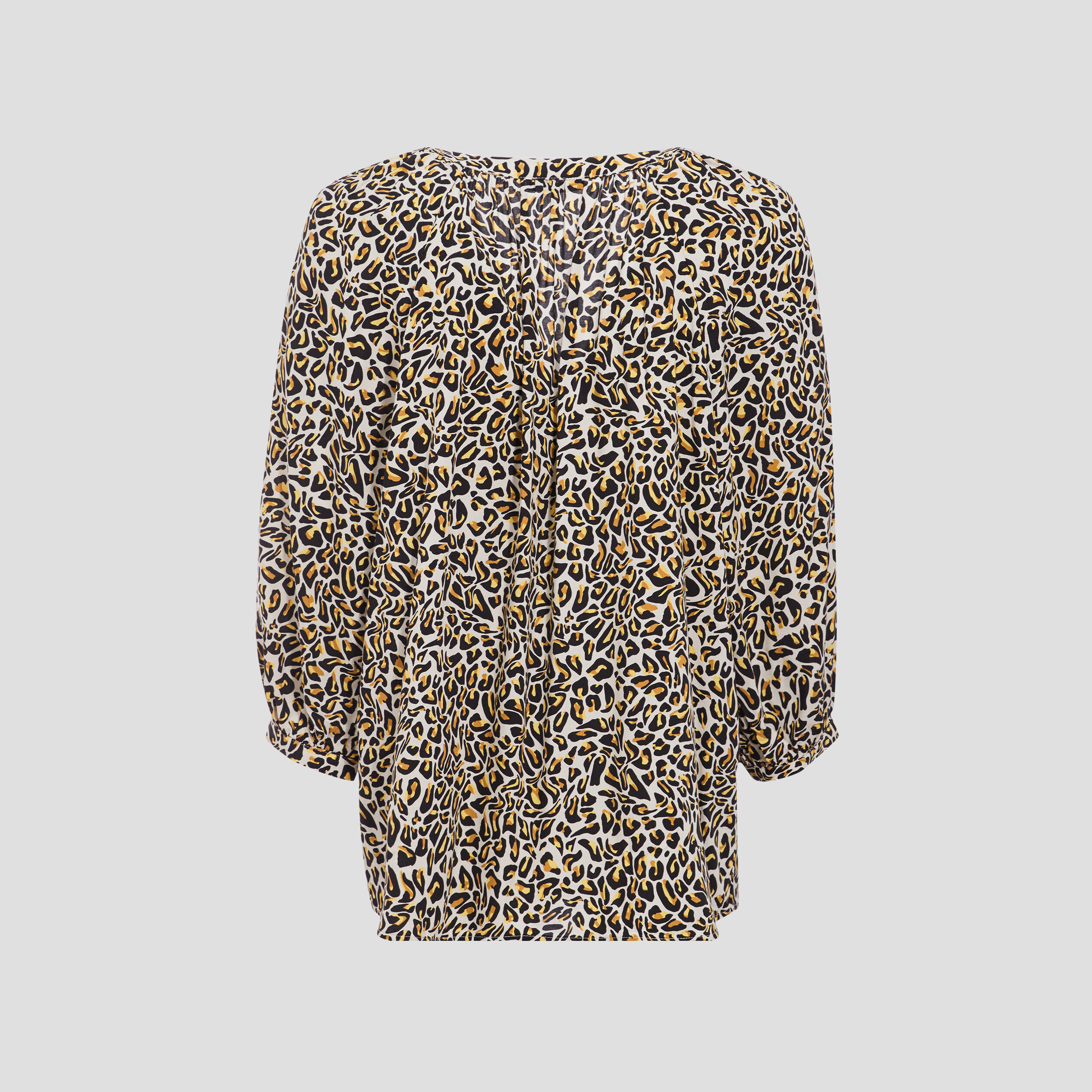 Blouse manches 3/4 beige femme