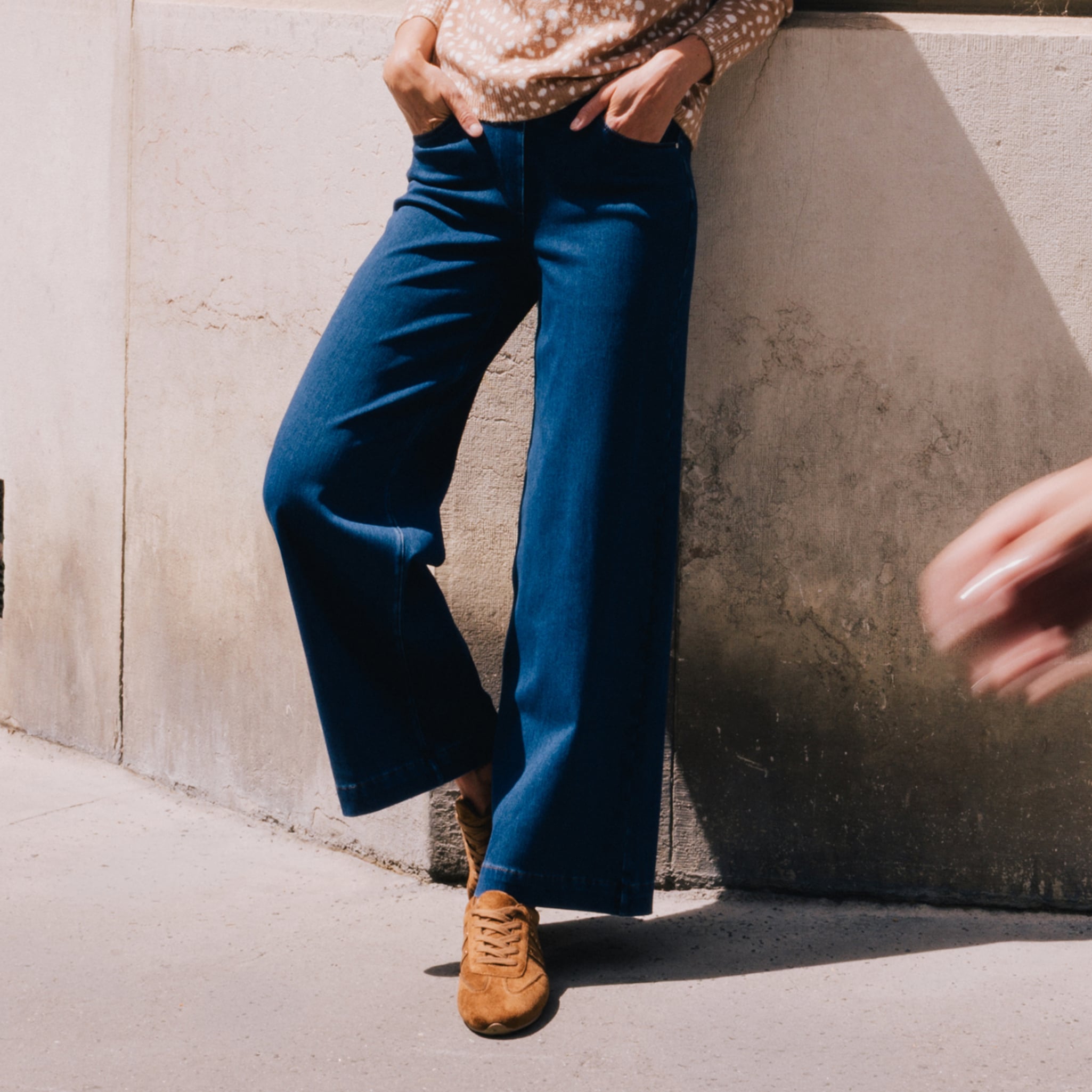 Pantalon Magique L'Enfilable denim stone femme