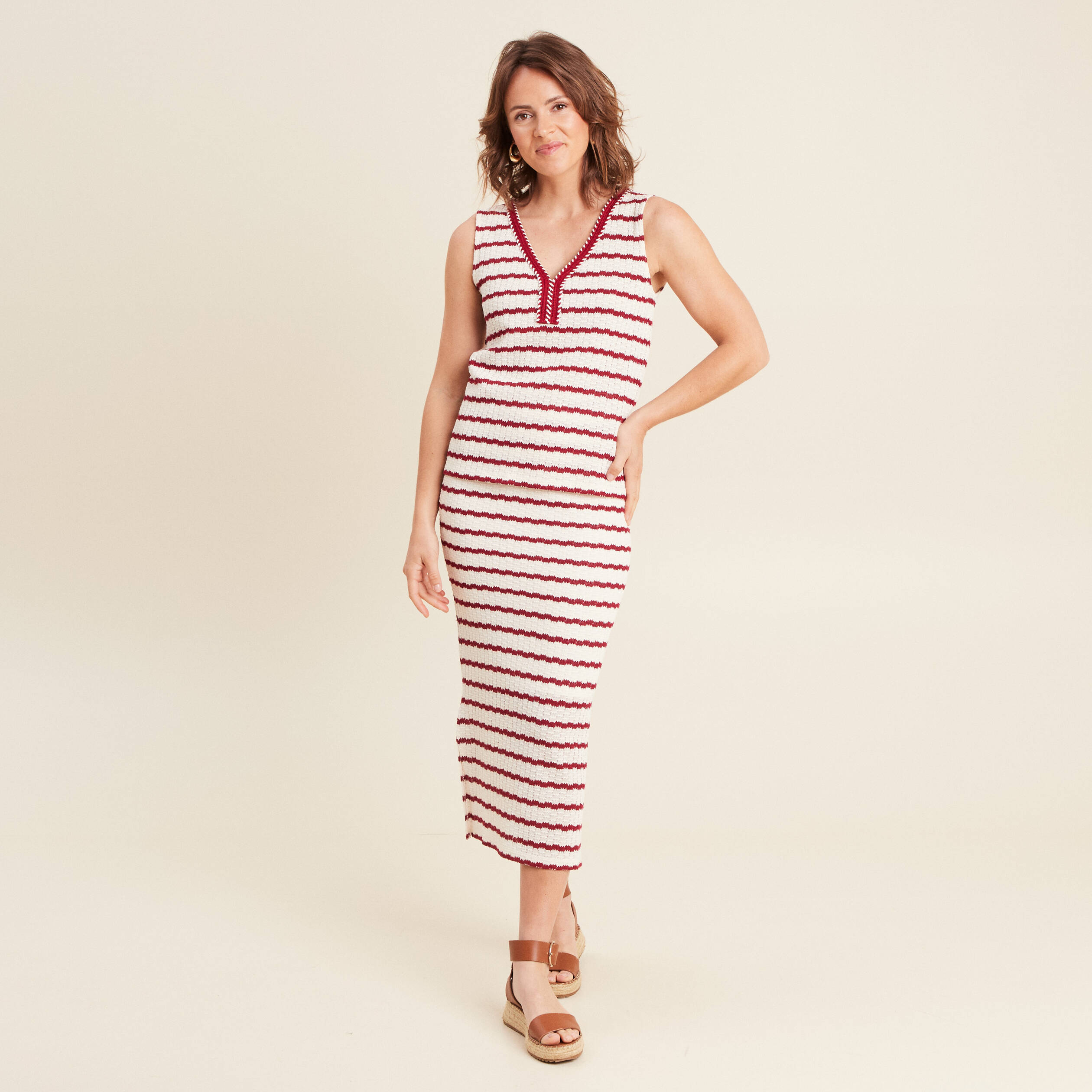 jupe droite longue beige femme Jupe droite longue beige femme