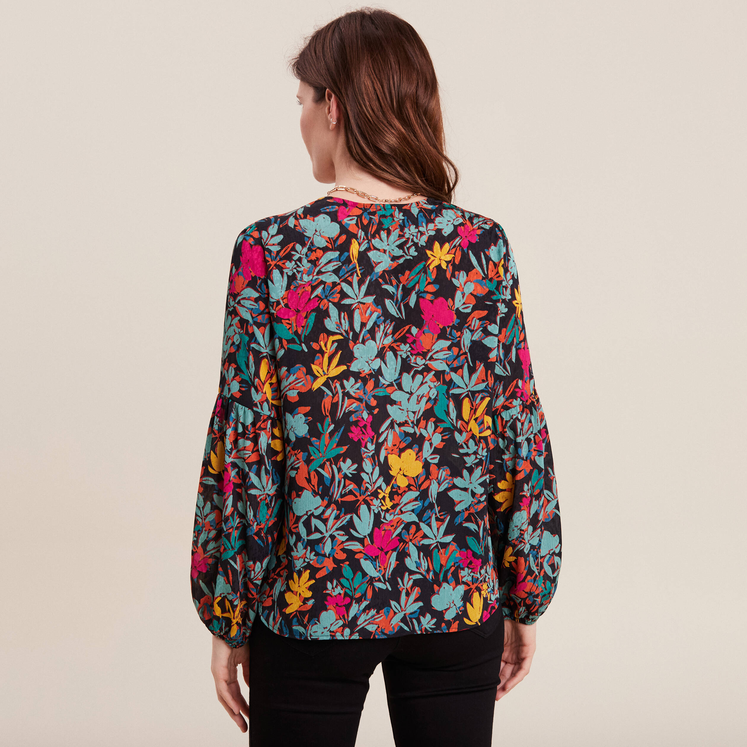Blouse multicolore top femme