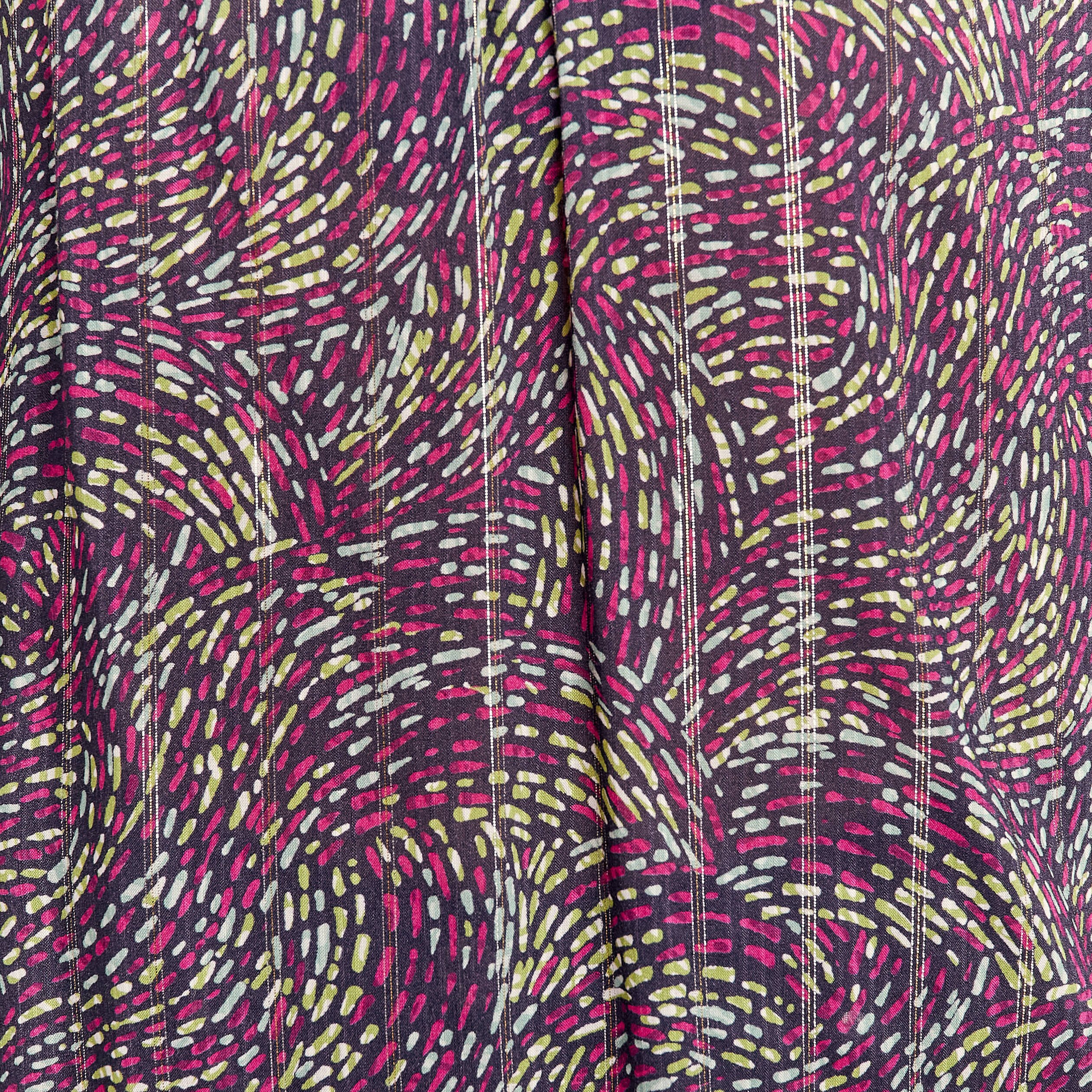 Blouse manches 3/4 multicolore femme