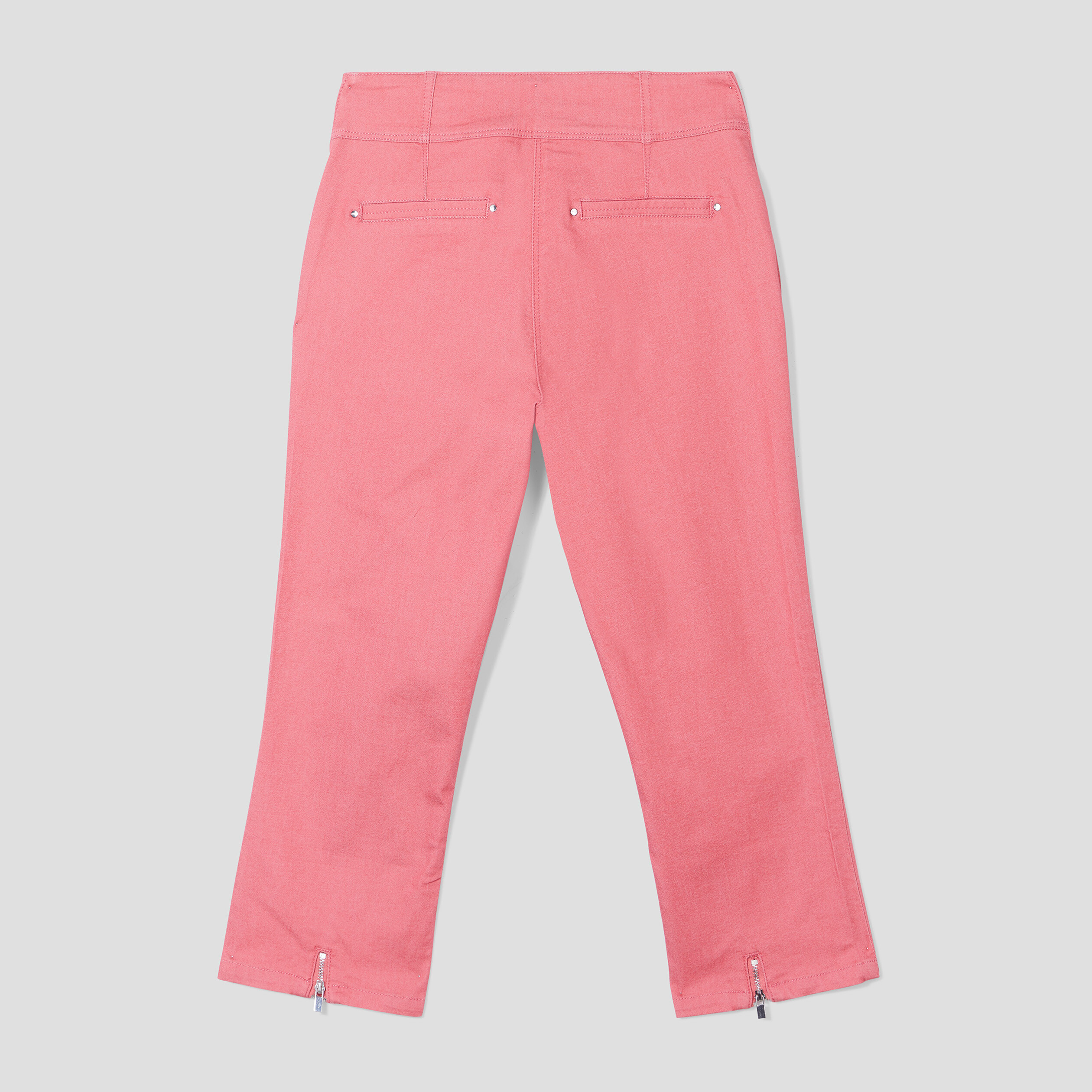 Pantacourt ajust&eacute; vieux rose femme