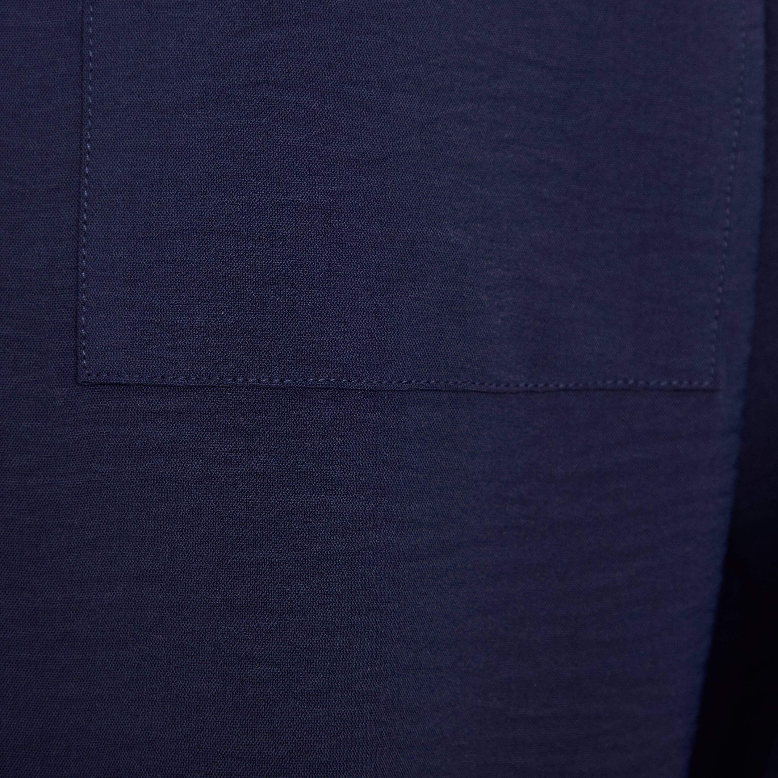 Chemise manches longues bleu marine femme