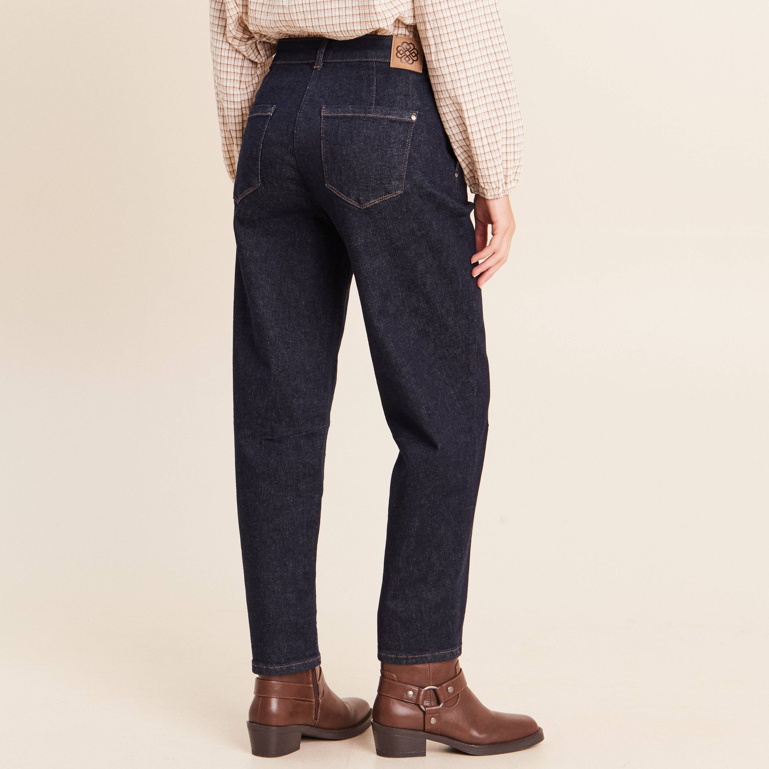 Jean denim brut femme