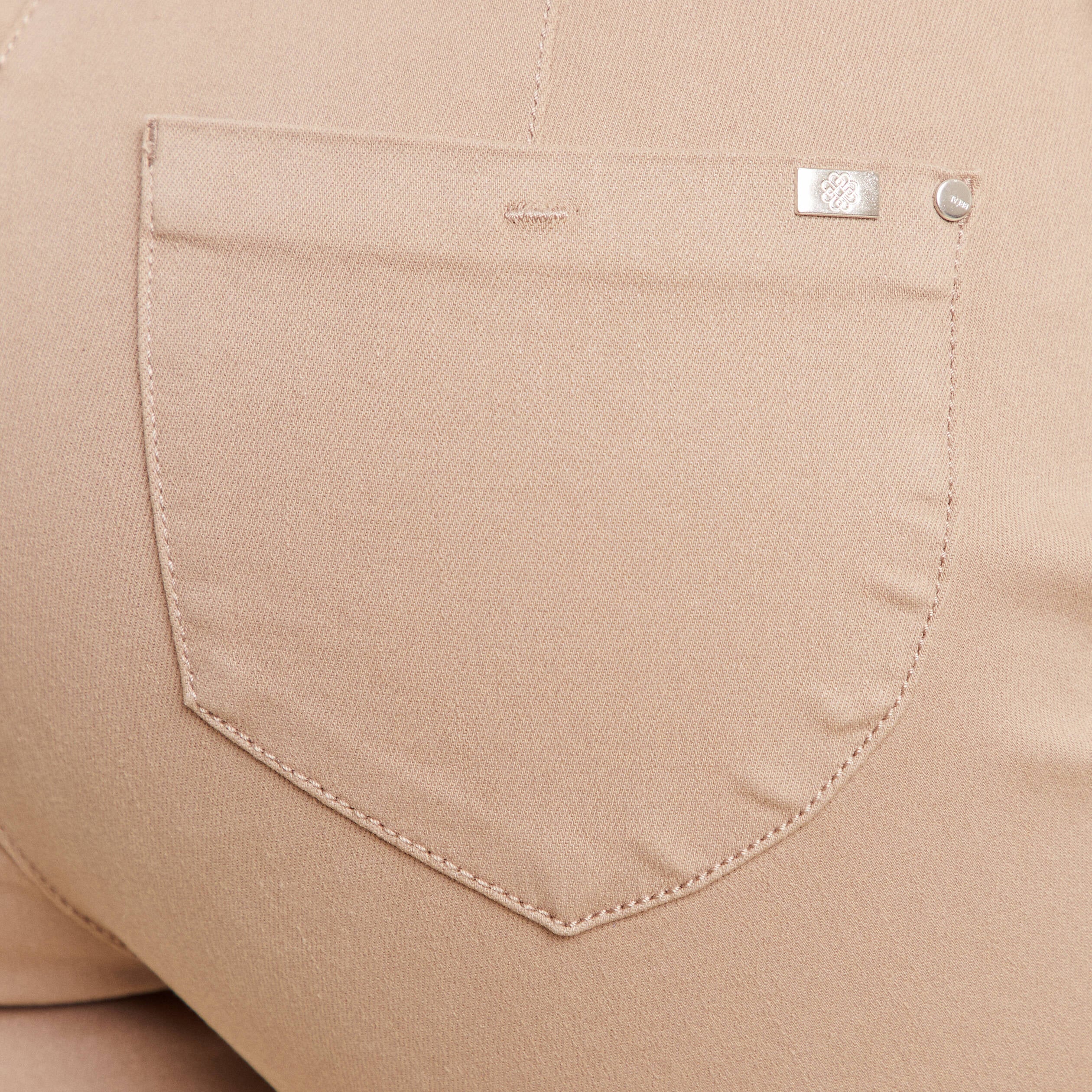 Pantalon magique L'Unique effet brillant taupe femme