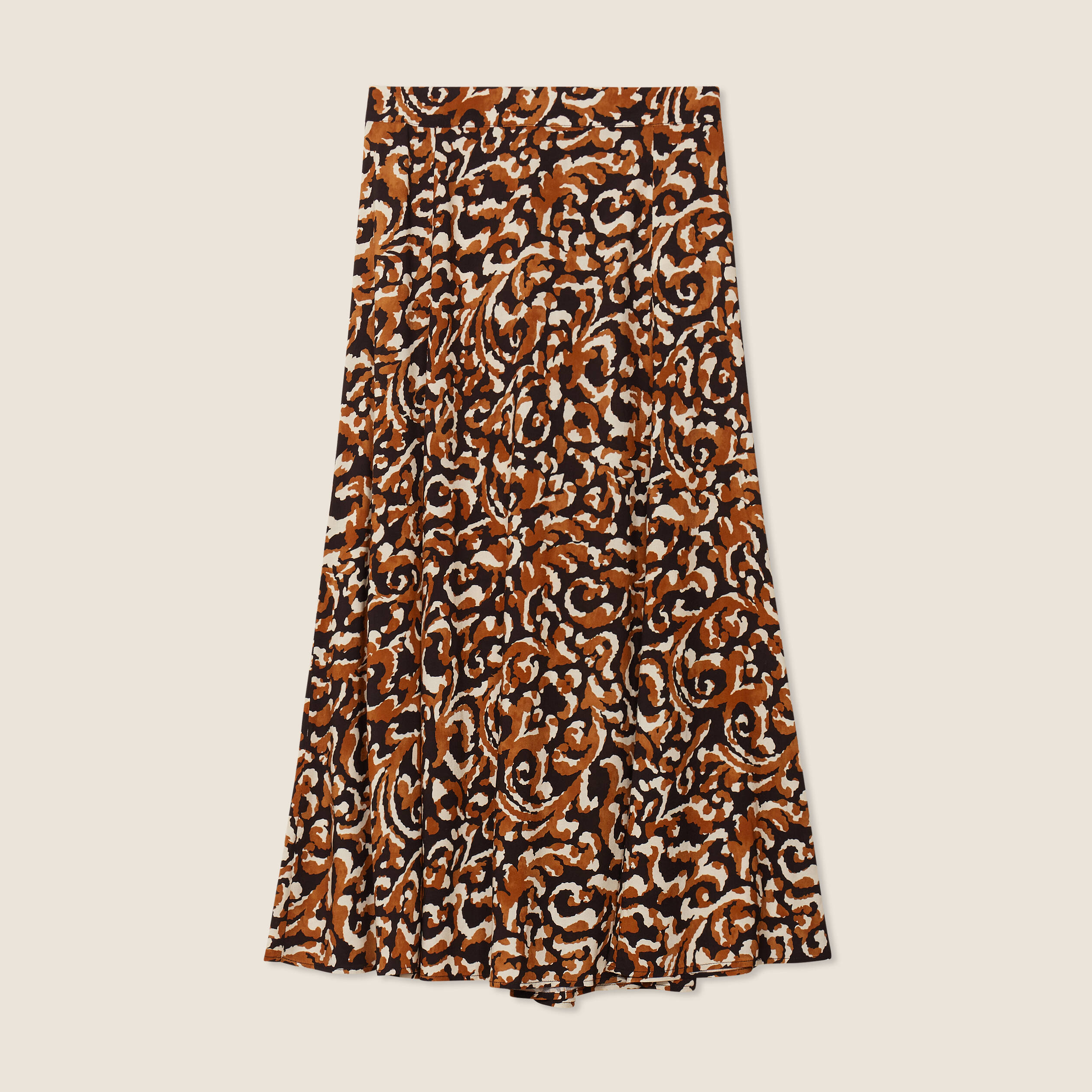 jupe longue evasee noir femme Jupe longue évasée noir femme